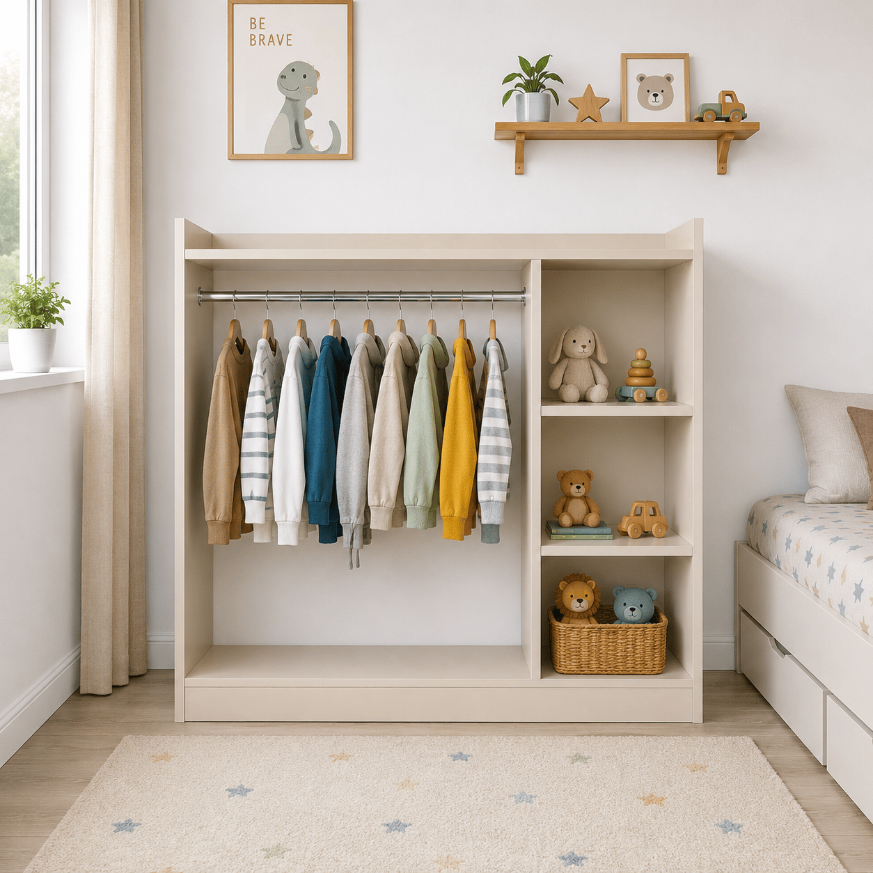 Liva Montessori Açık Gardırop