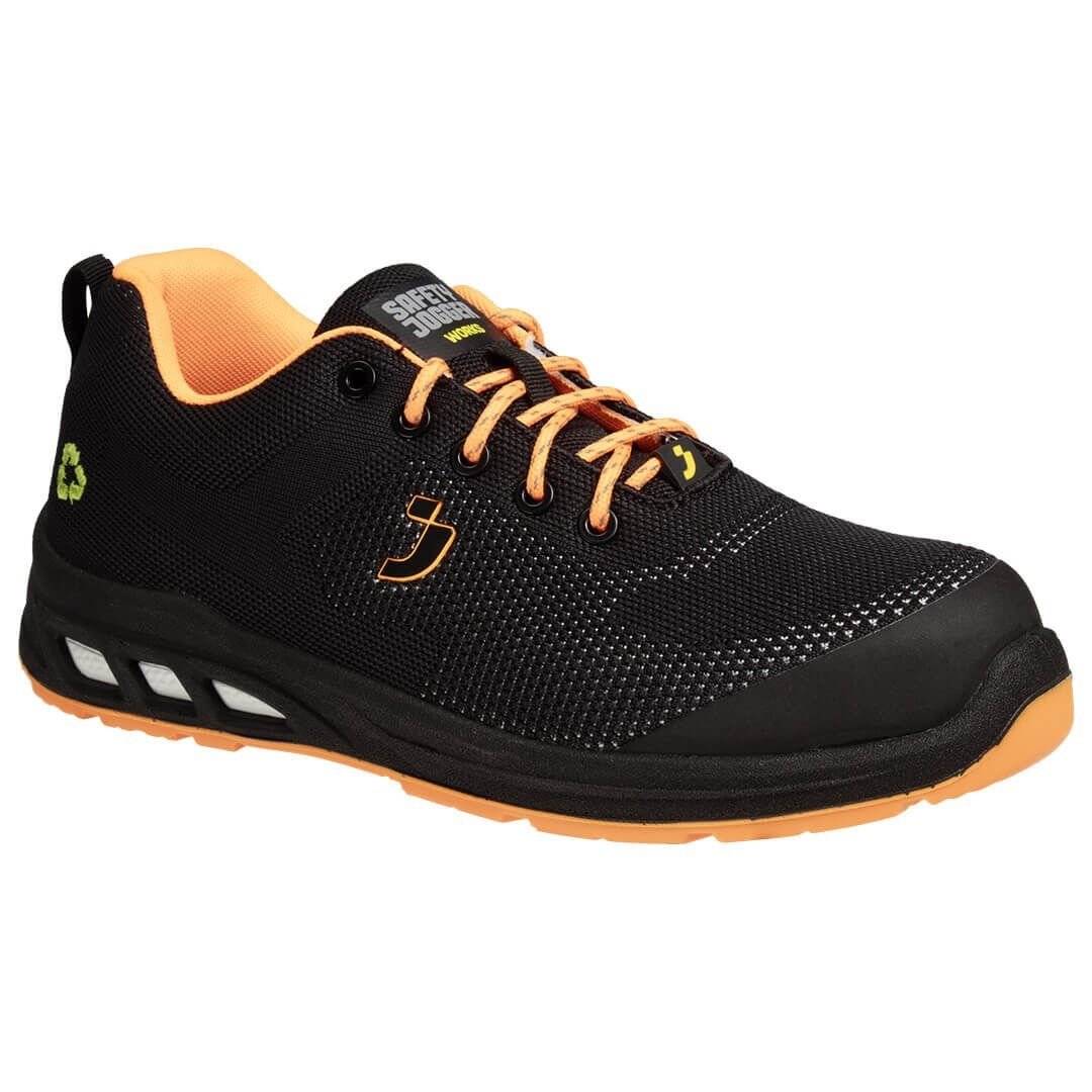 Safety Jogger ECOFİTZ S1P LOW SR ESD CI FO ORNG İş Güvenlik Ayakkabısı