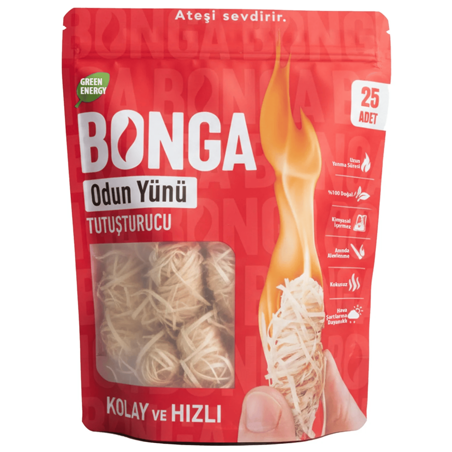 Bonga Mangal Tutuşturucu 25 Adet (350 Gr) 7240