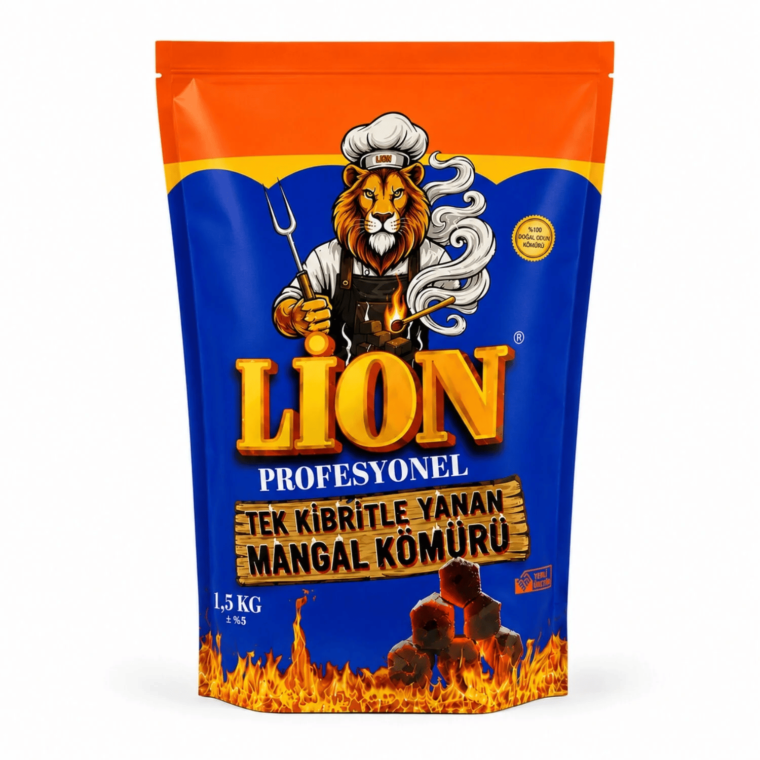 Lion Kömür Naturel 1.5 KG 3324
