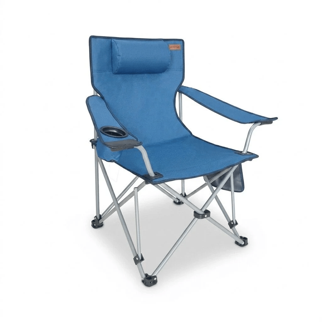 Madfox ChillSeat Yastıklı Katlanabilir Kamp Sandalyesi/Blue