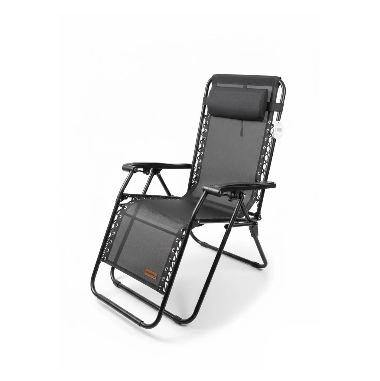 Madfox EasyRest Katlanır Şezlong Sandalye, Renk:Gri