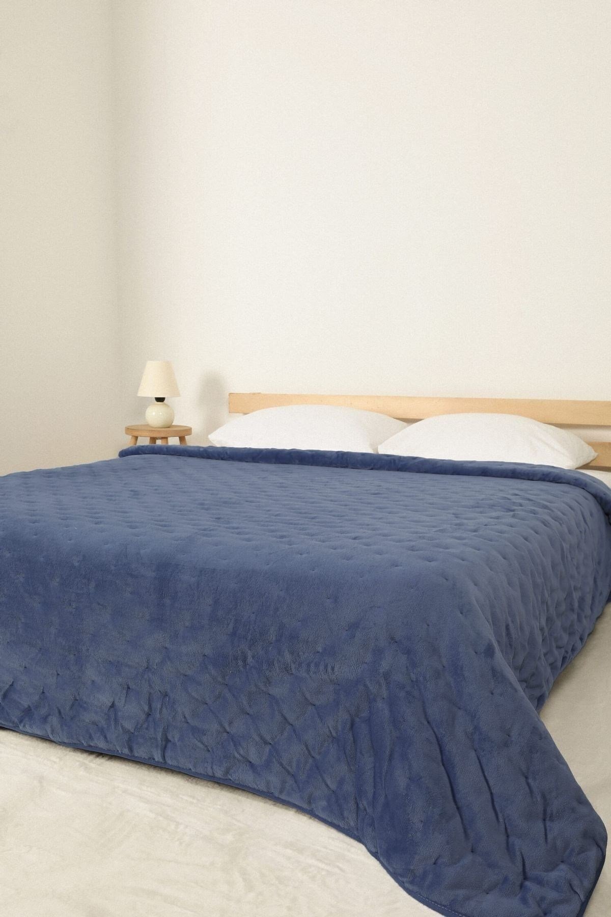 Aksu Micro Soft Punto Çift Kişilik Yorgan - Indigo