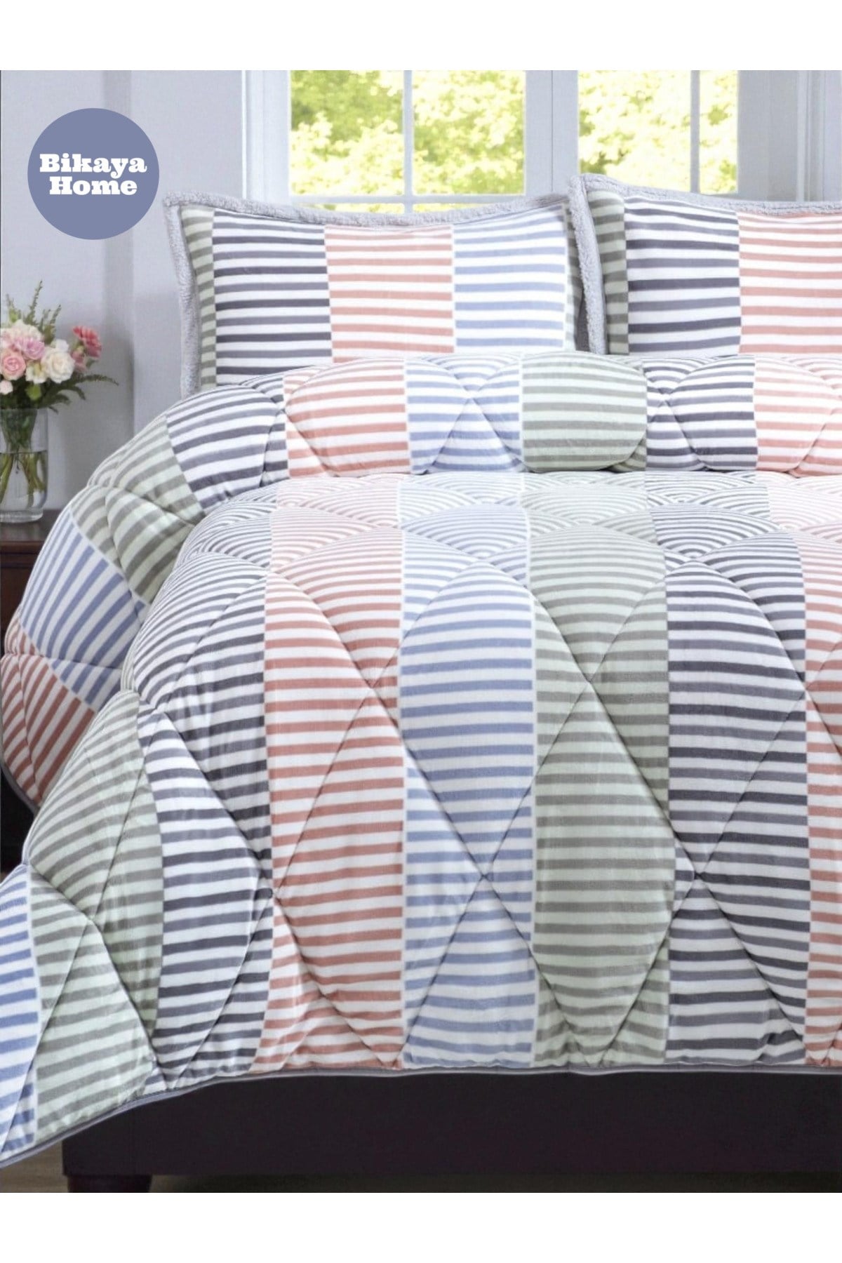 Comforter Çift Kişilik Yorgan Seti - Yeni Desen - 220x240 cm - Orijinal Pvc Çanta
