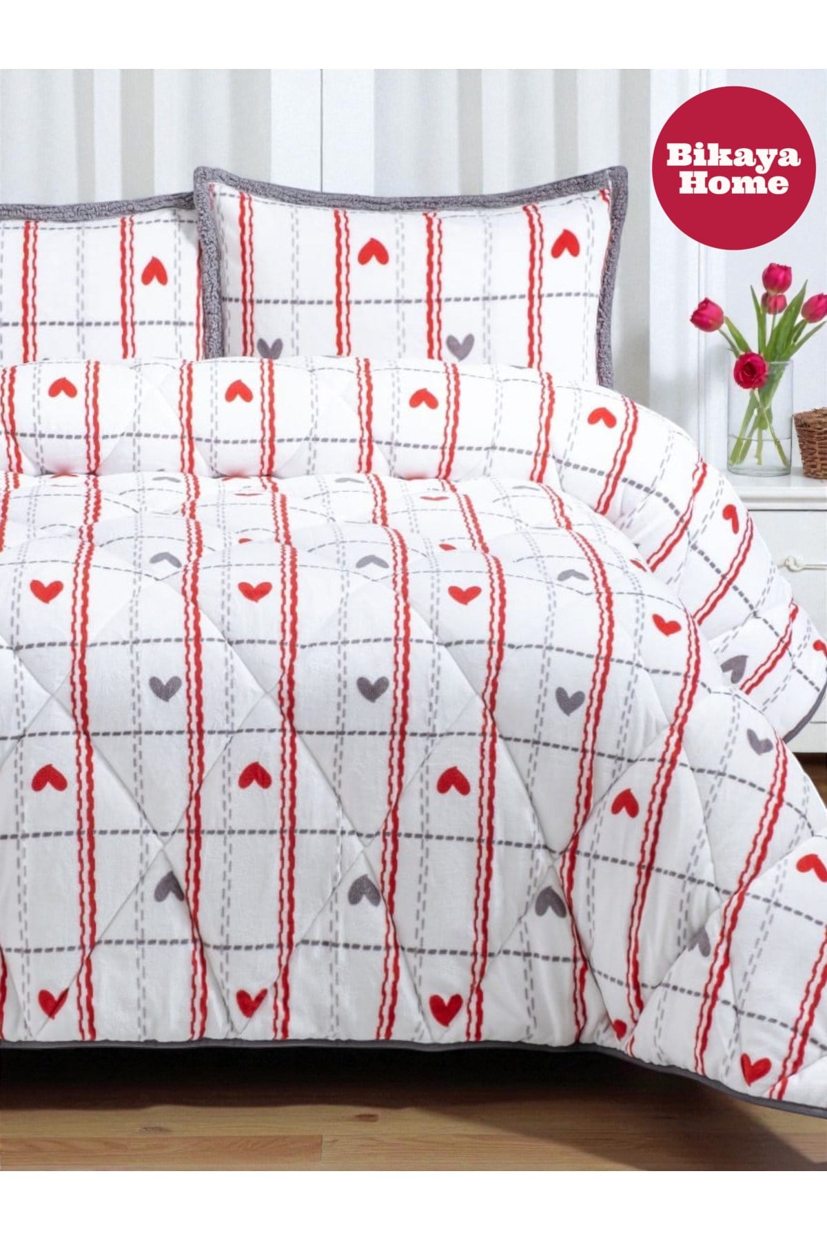 Comforter Çift Kişilik Yorgan Seti - Yeni Desen - 220x240 cm - Orijinal Pvc Çanta
