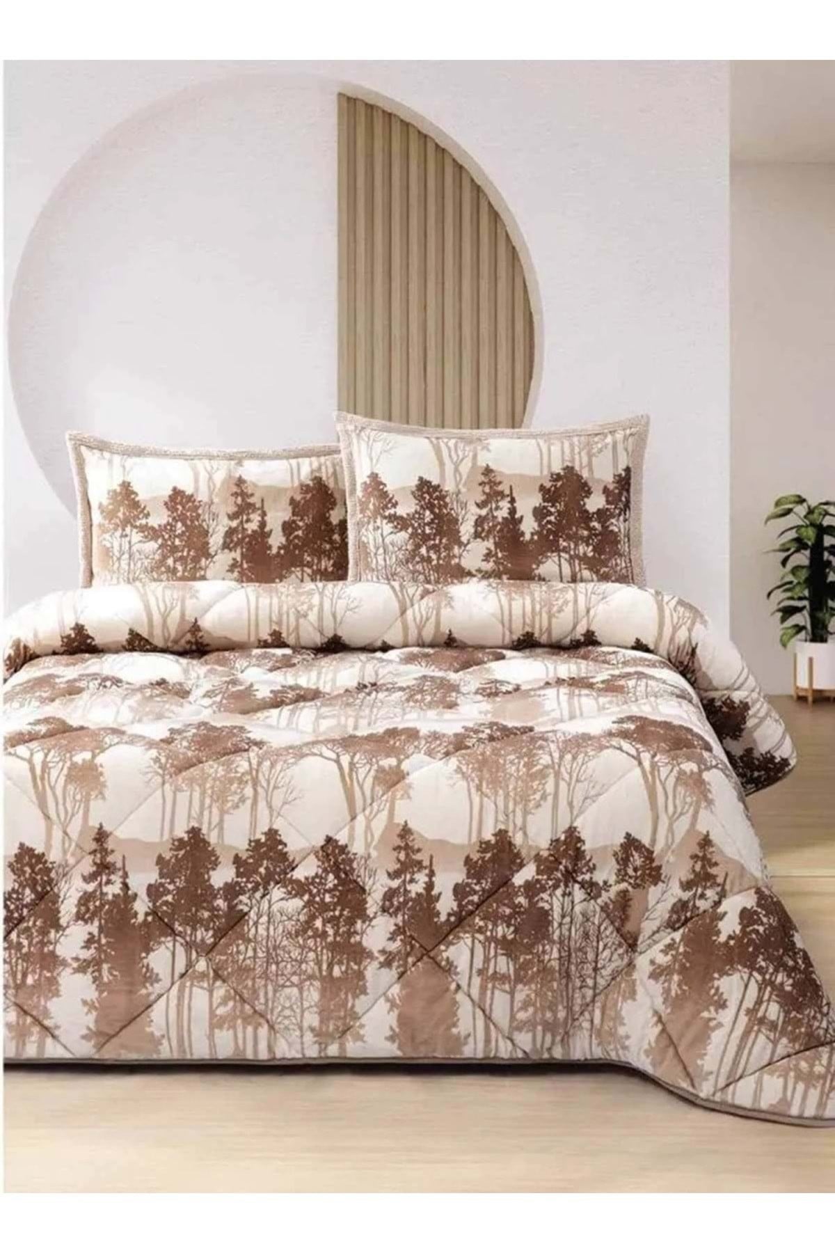 Comforter Set, Tek Kişilik Yorgan Seti (160x240)-Hera Bej