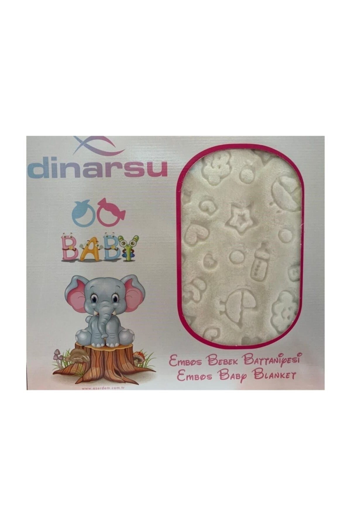 Embos Bebe Battaniyesi Kutulu 100x120 Krem