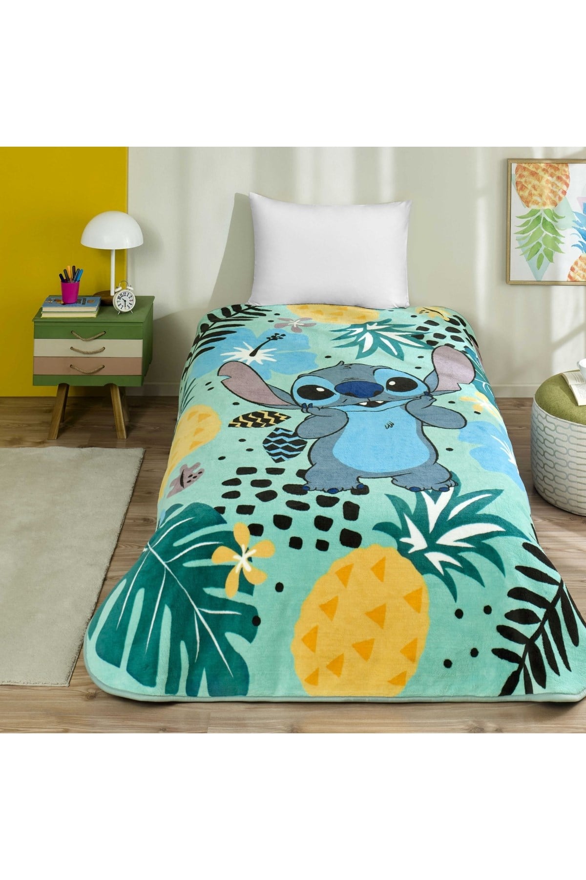 Lisanslı Disney Lilo&Stitch Tek Kişilik Battaniye