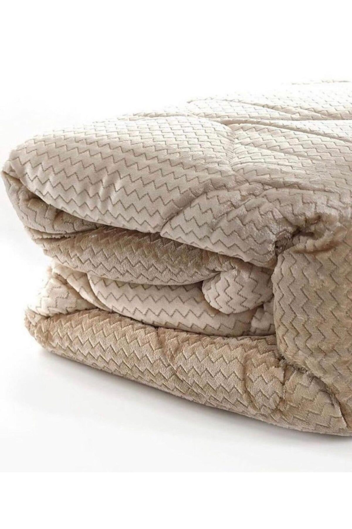 Microfiber Tek Kişilik Yorgan (BEJ)
