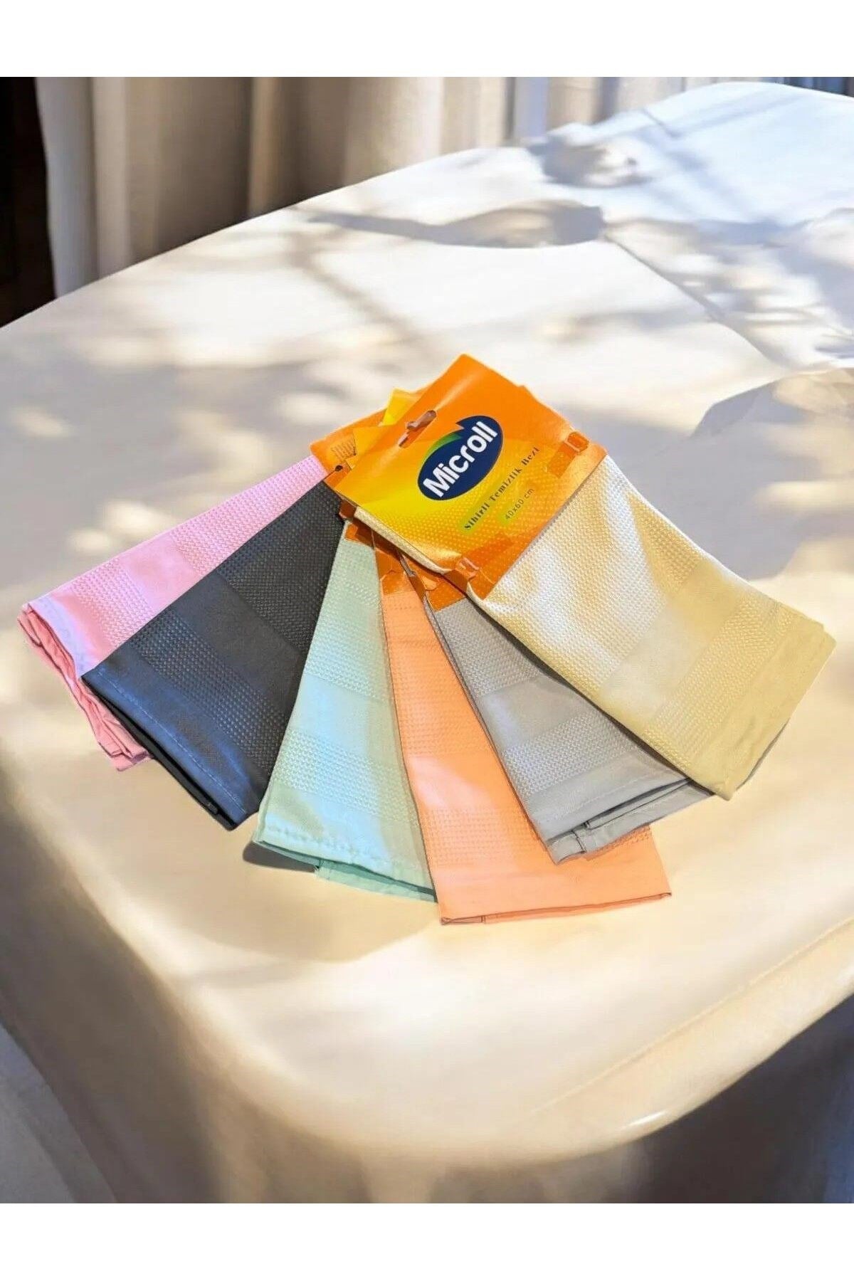 Microl Mikrofiber Sihirli Temizlik Bezi | 40x60 cm | Yüksek Emici | 6 Adet