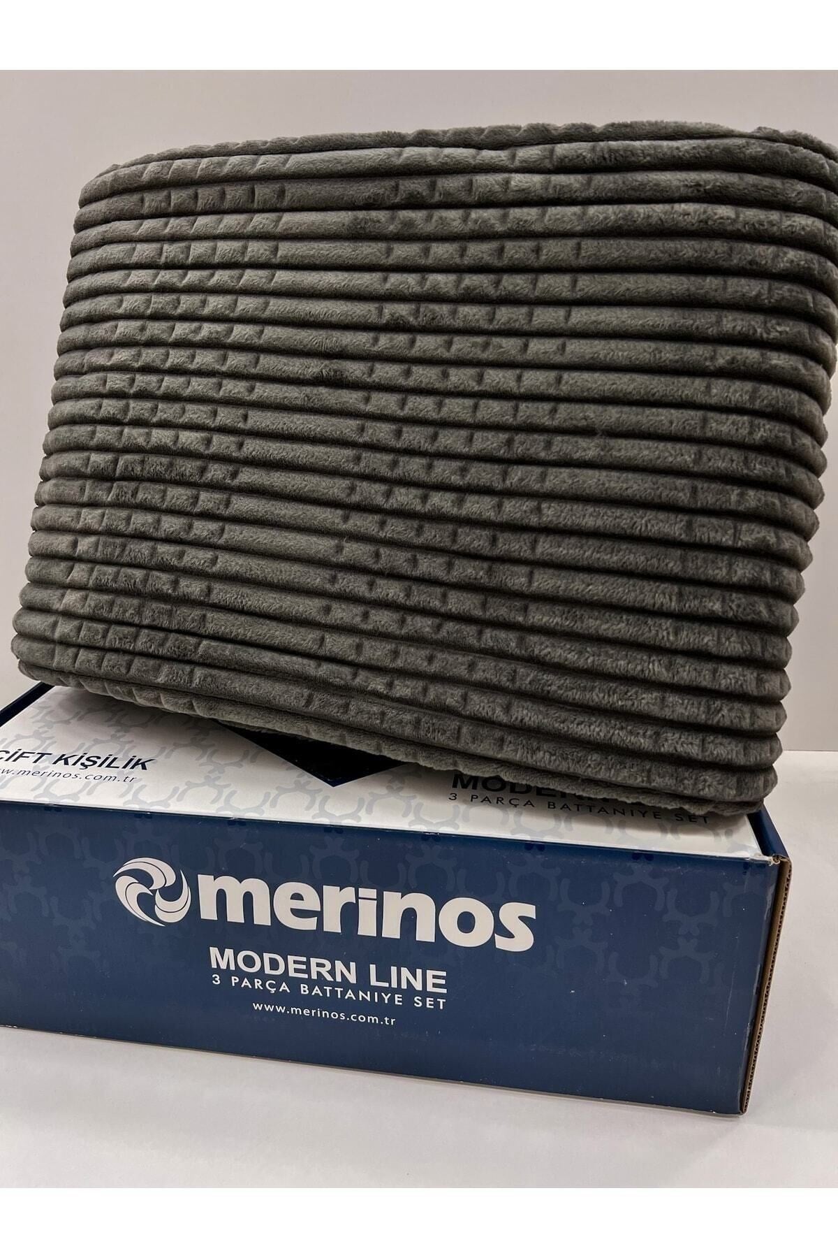 Modern Line 3 Parça Battaniye Seti