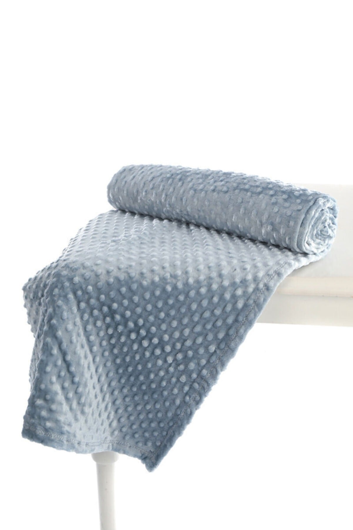 Pearl Soft Tomurcuk Çift Kişilik Battaniye Indigo