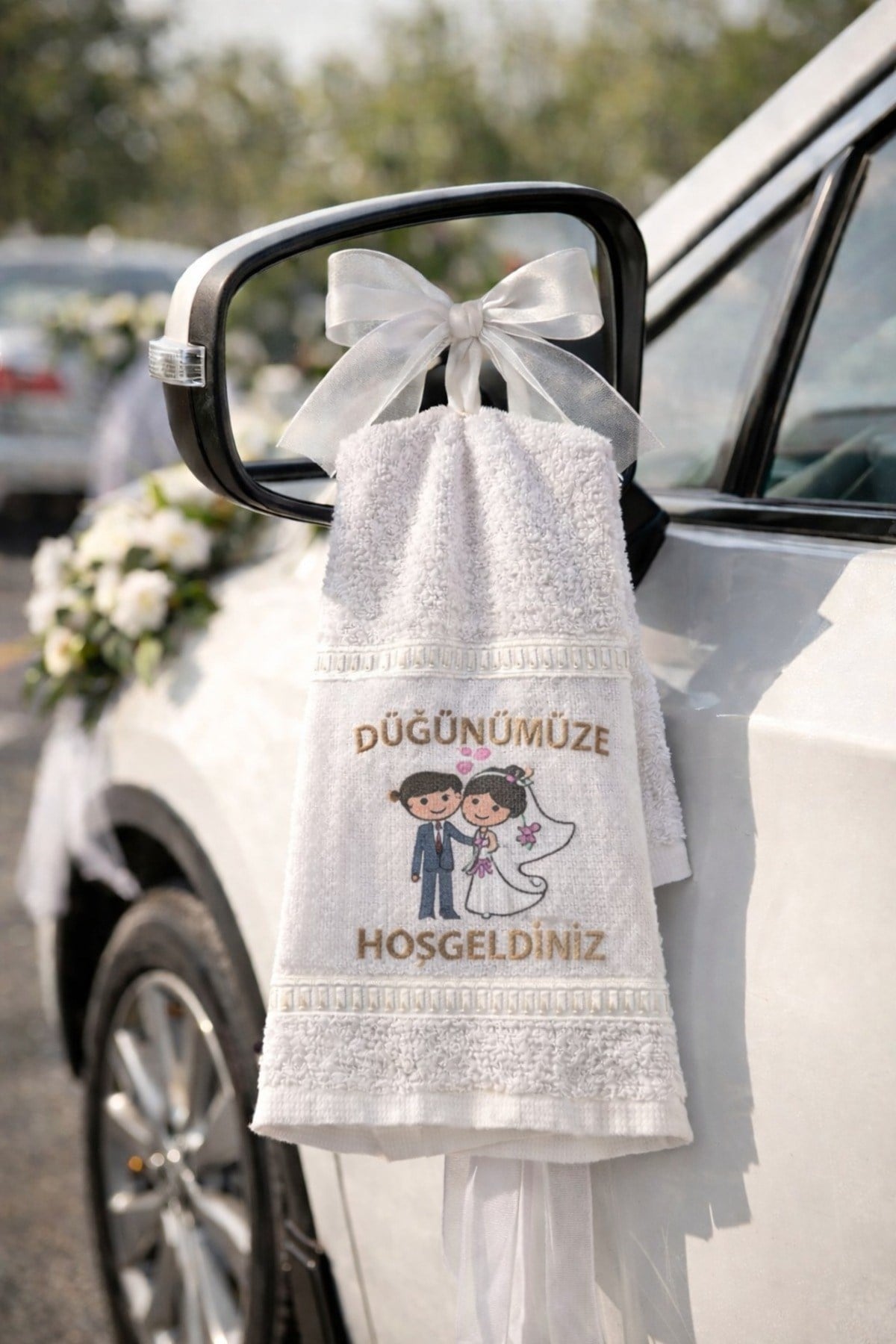 Saçaksız Düğün Havlusu 40x70 cm | 1100 gr | 12’li Ekonomik Set | Gelin Arabası Süsleme & Dağıtmalık
