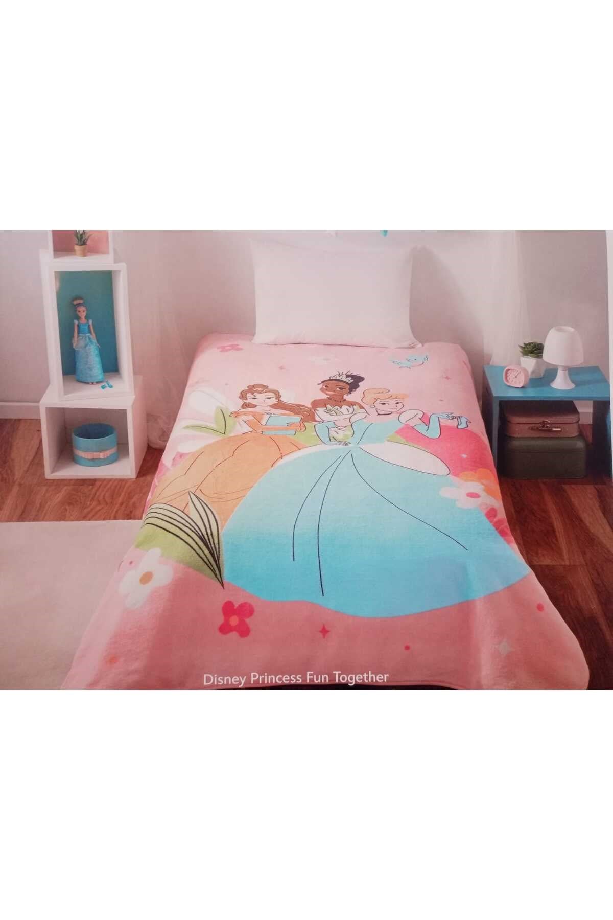 TAÇ DİSNEY PRİNCESS FUN TOGETHER TEK KİŞİLİK BATTANİYE