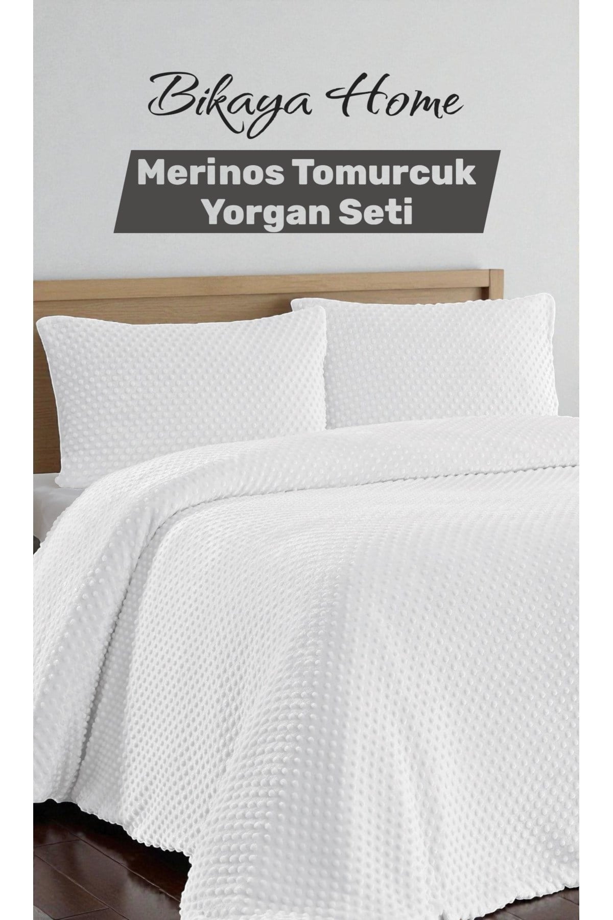 Velora Çift Kişilik Tomurcuk Comforter Yorgan Seti - 3 Parça - 220x240 cm - Orijinal Pvc Çanta