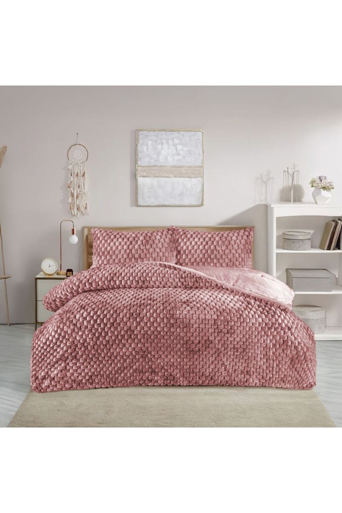 Winter Anastasia Comforter Yorgan Seti - Tavşan tüyü (220x240cm)