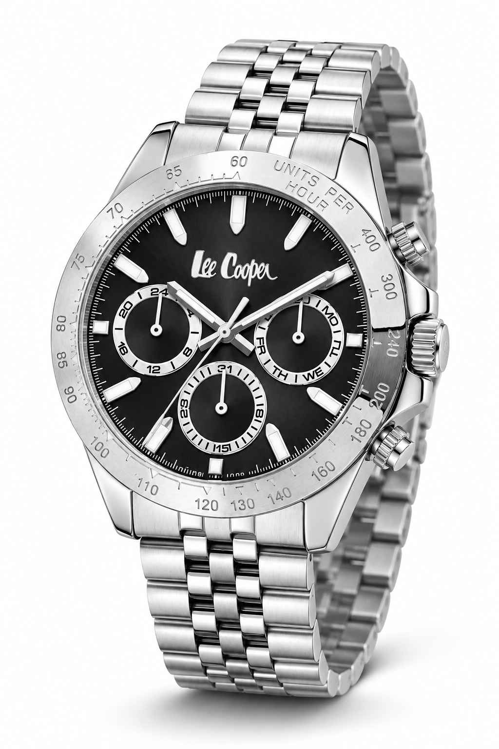 Lee Cooper LC07963.350 Erkek Çelik Kordonlu Quartz Kol Saati