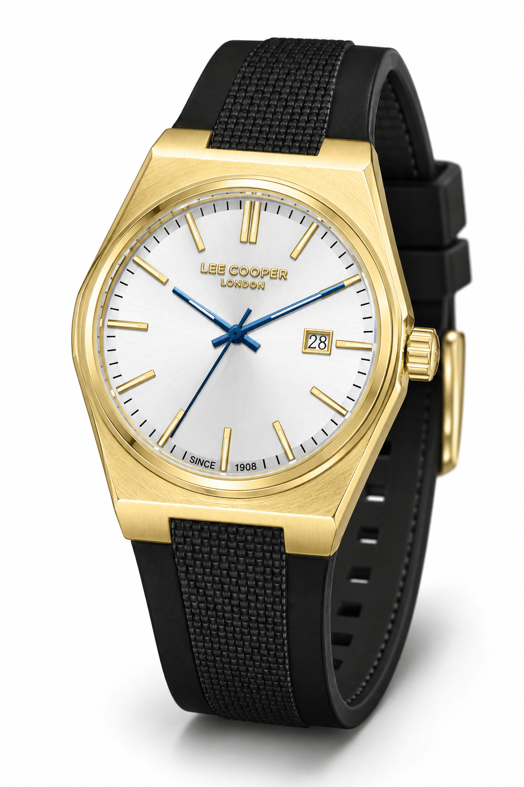 Lee Cooper LC08250.131 Erkek Silikon Kordonlu Quartz Kol Saati