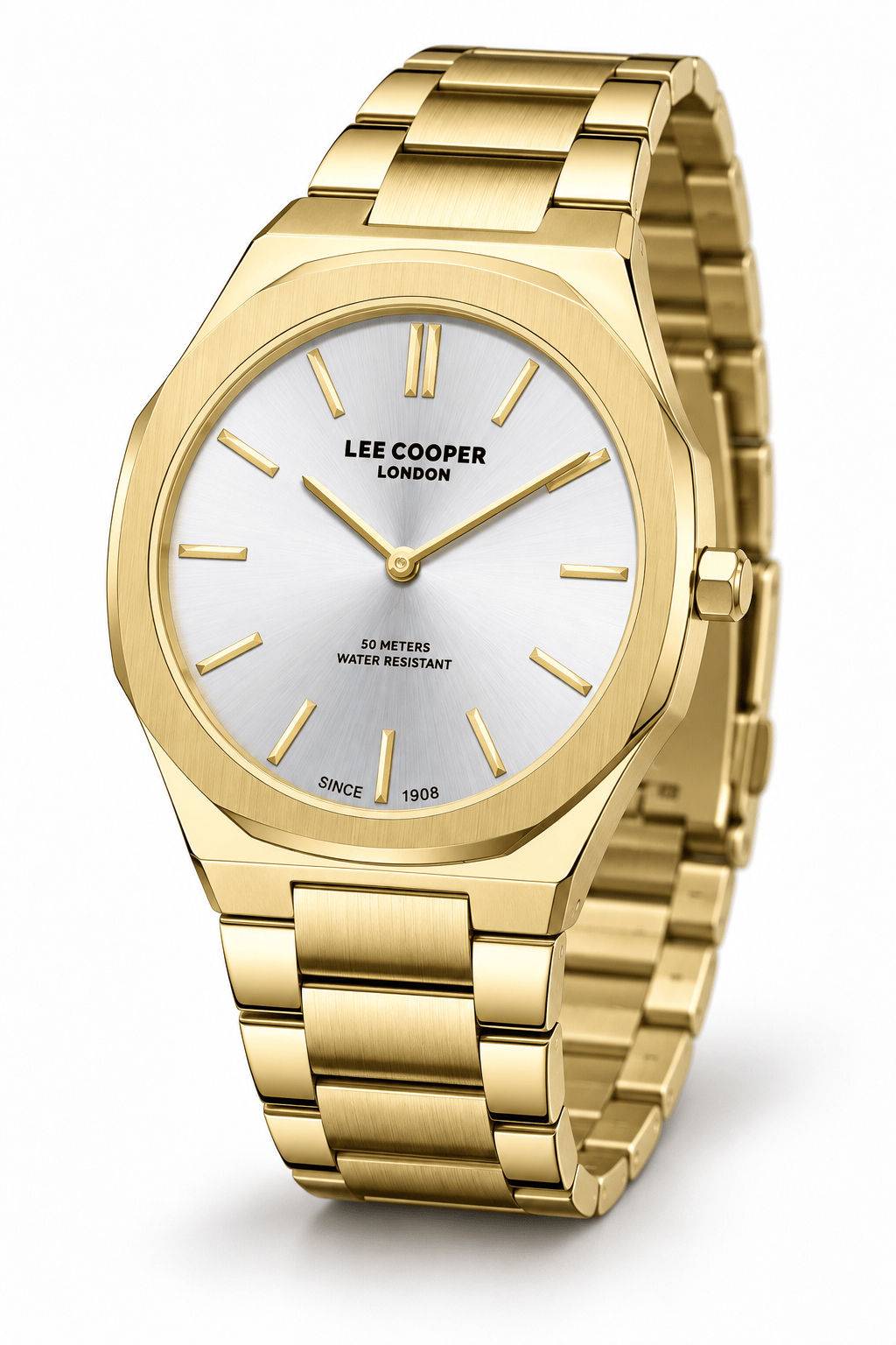 Lee Cooper LC08275.130 Erkek Çelik Kordonlu Quartz Kol Saati