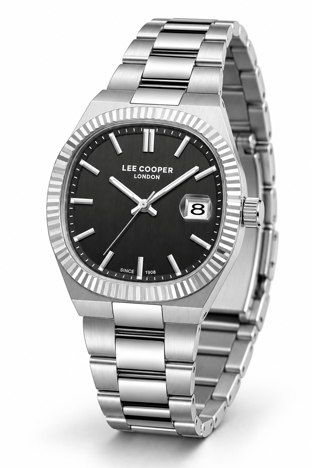Lee Cooper LC08352.350 Erkek Çelik Kordonlu Quartz Kol Saati