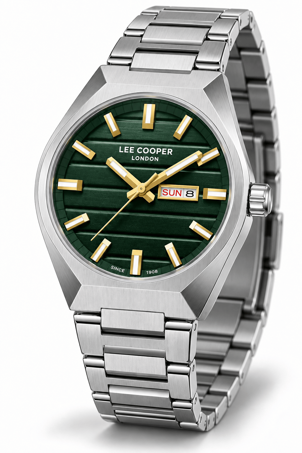 Lee Cooper LC08363.370 Erkek Çelik Kordonlu Quartz Kol Saati