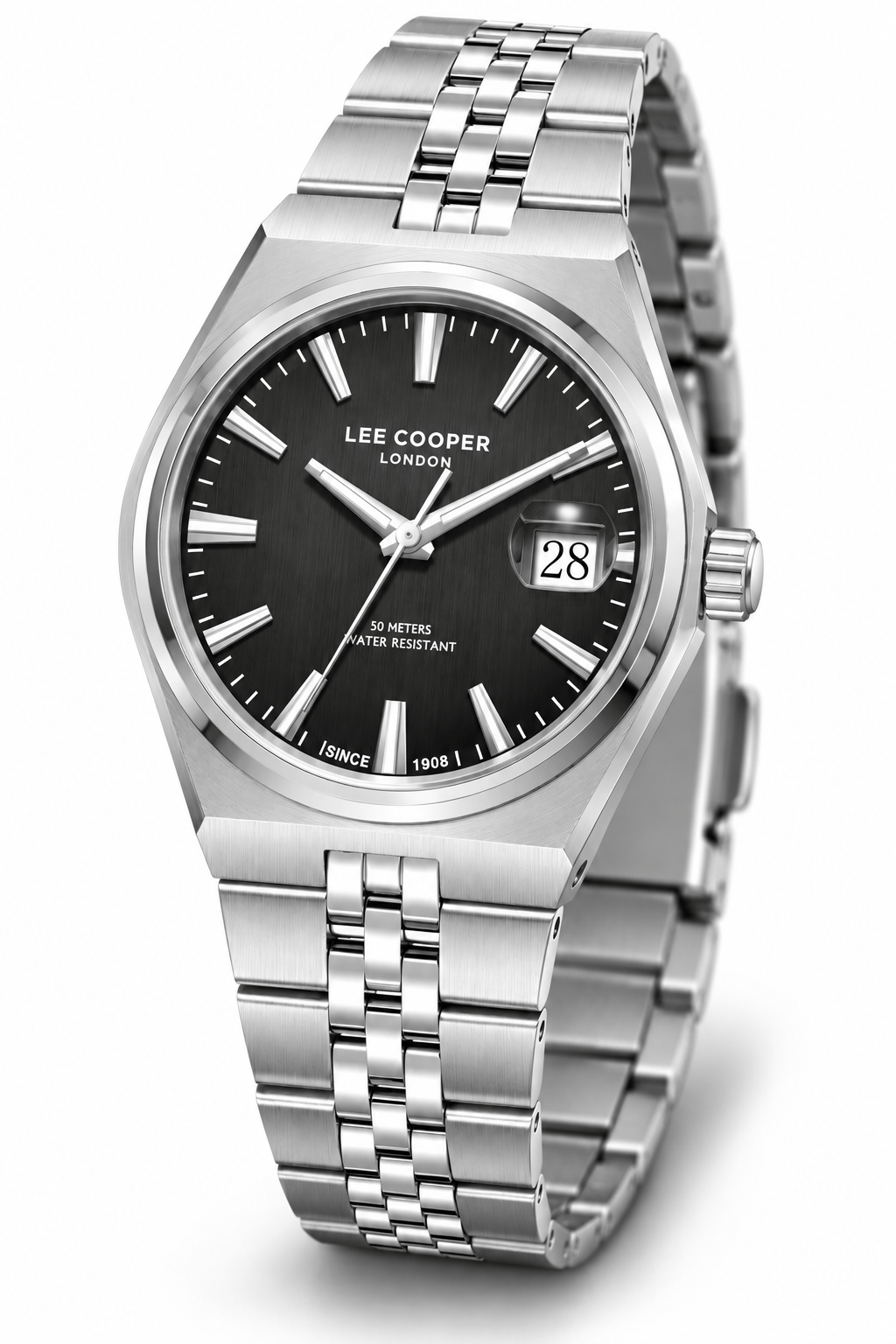 Lee Cooper LC08397.350 Erkek Çelik Kordonlu Quartz Kol Saati