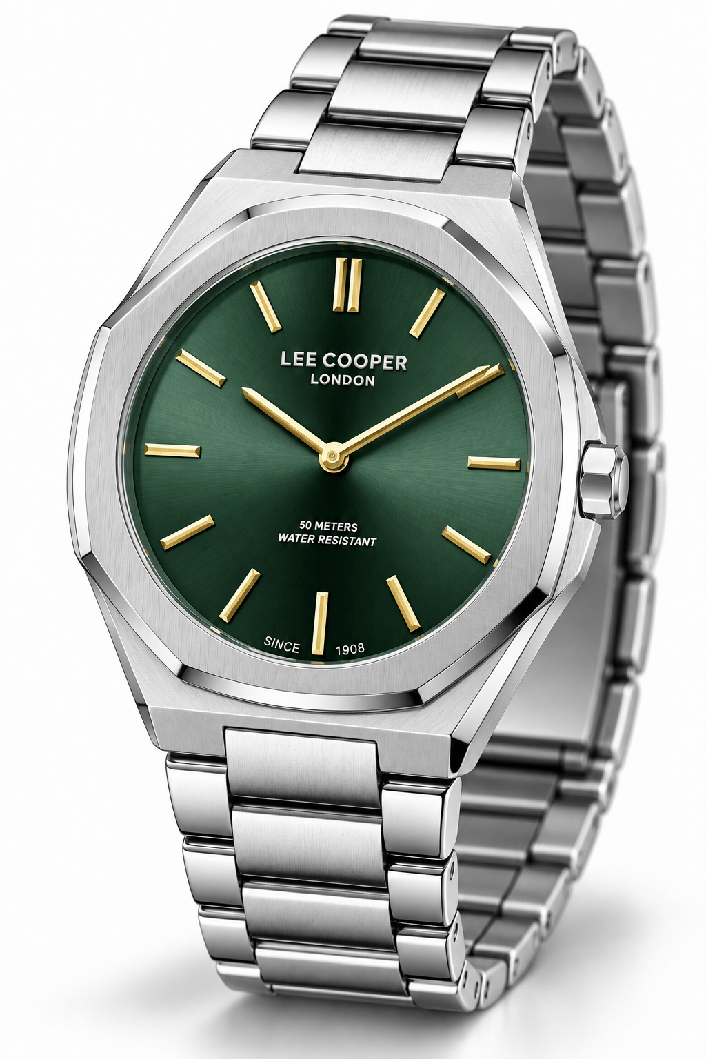 Lee Cooper OTKLC000018 Erkek Çelik Kordonlu Quartz Kol Saati