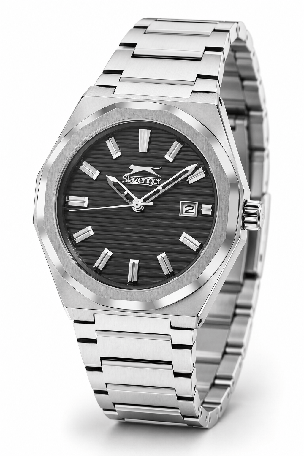 Slazenger SL.09.2143.1.06N Erkek Çelik Kordonlu Quartz Kol Saati