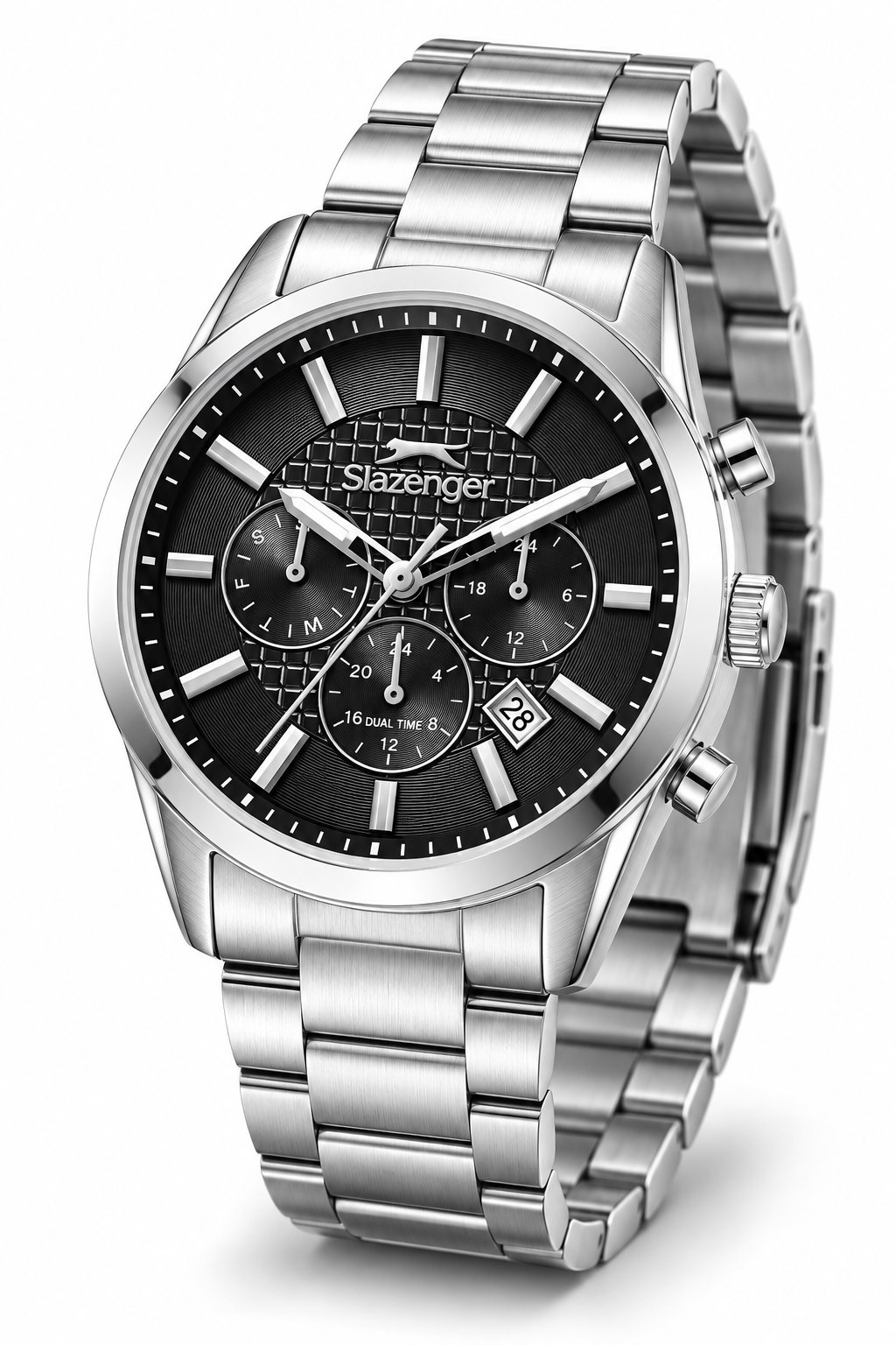Slazenger SL.09.2648.2.350 Erkek Çelik Kordonlu Quartz Kol Saati