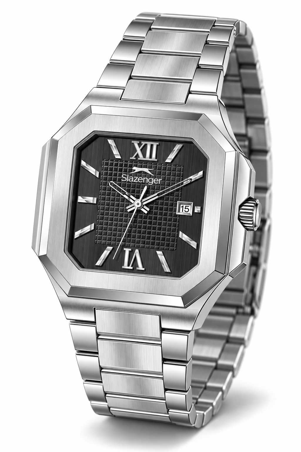 Slazenger SL.09.2654.2.350 Erkek Çelik Kordonlu Quartz Kol Saati