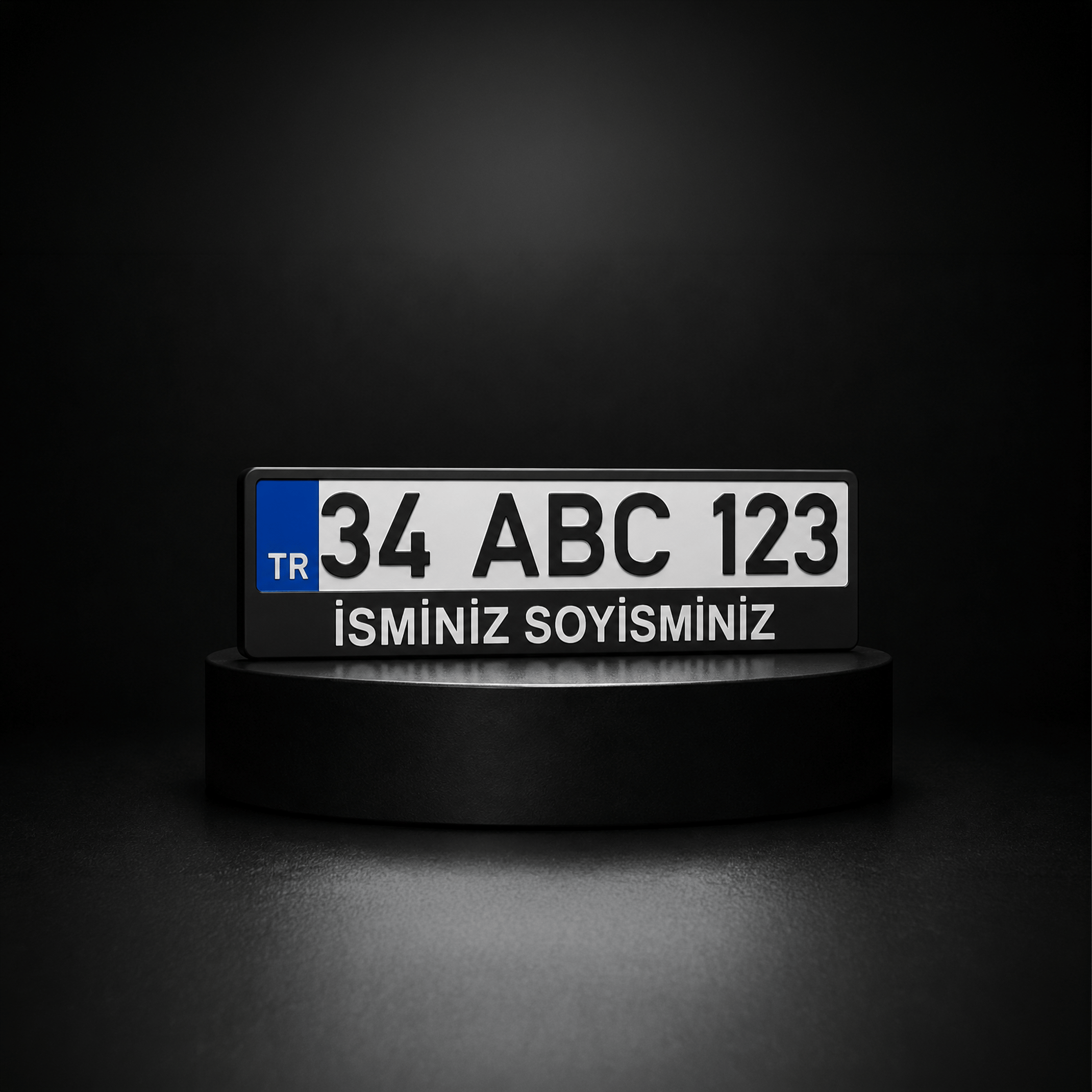 Kişiye Özel İsimli Plaka  Lightbox