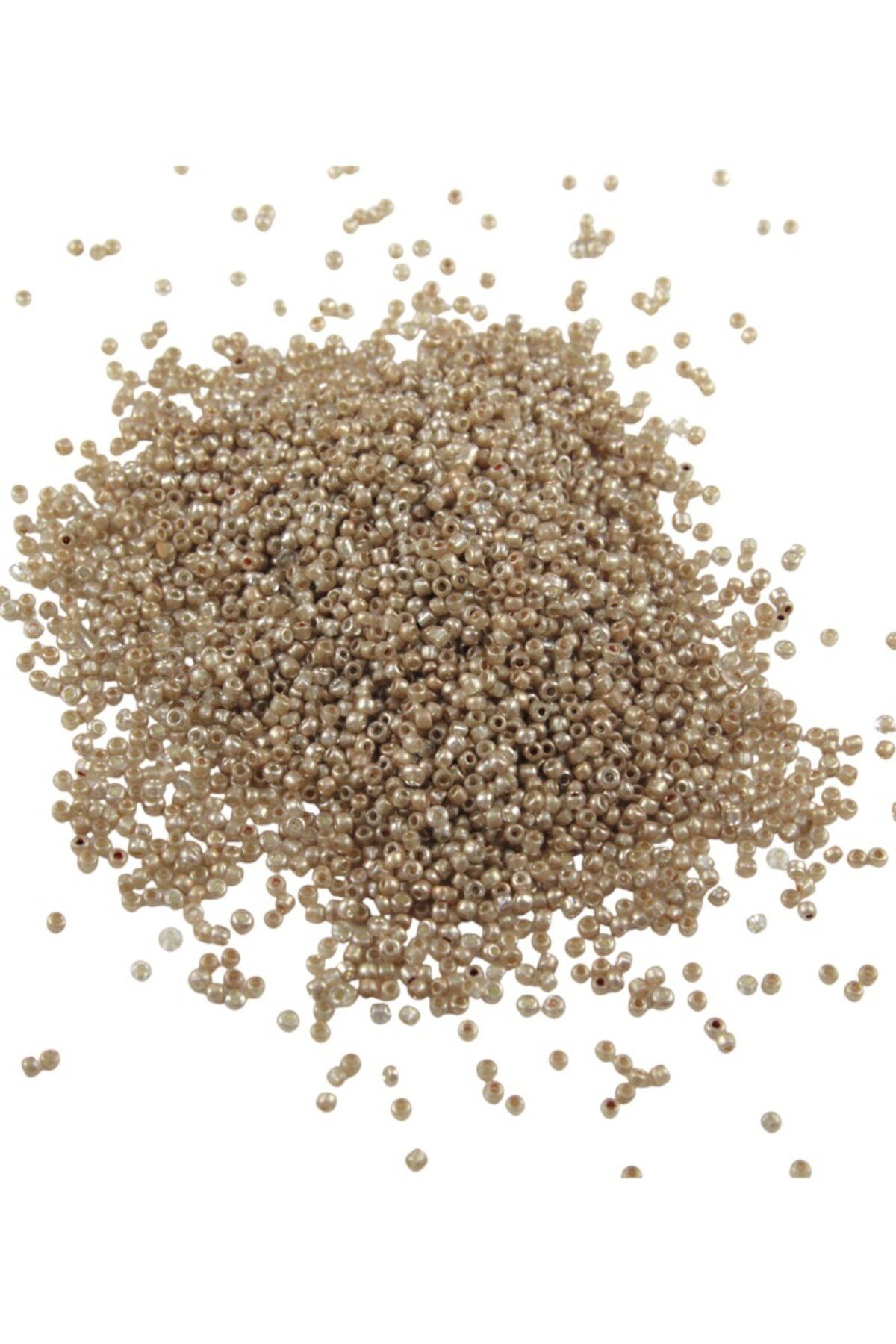 08 Kum 3 mm Kaplama Eskitme Gold Boncuk (90 Gr )