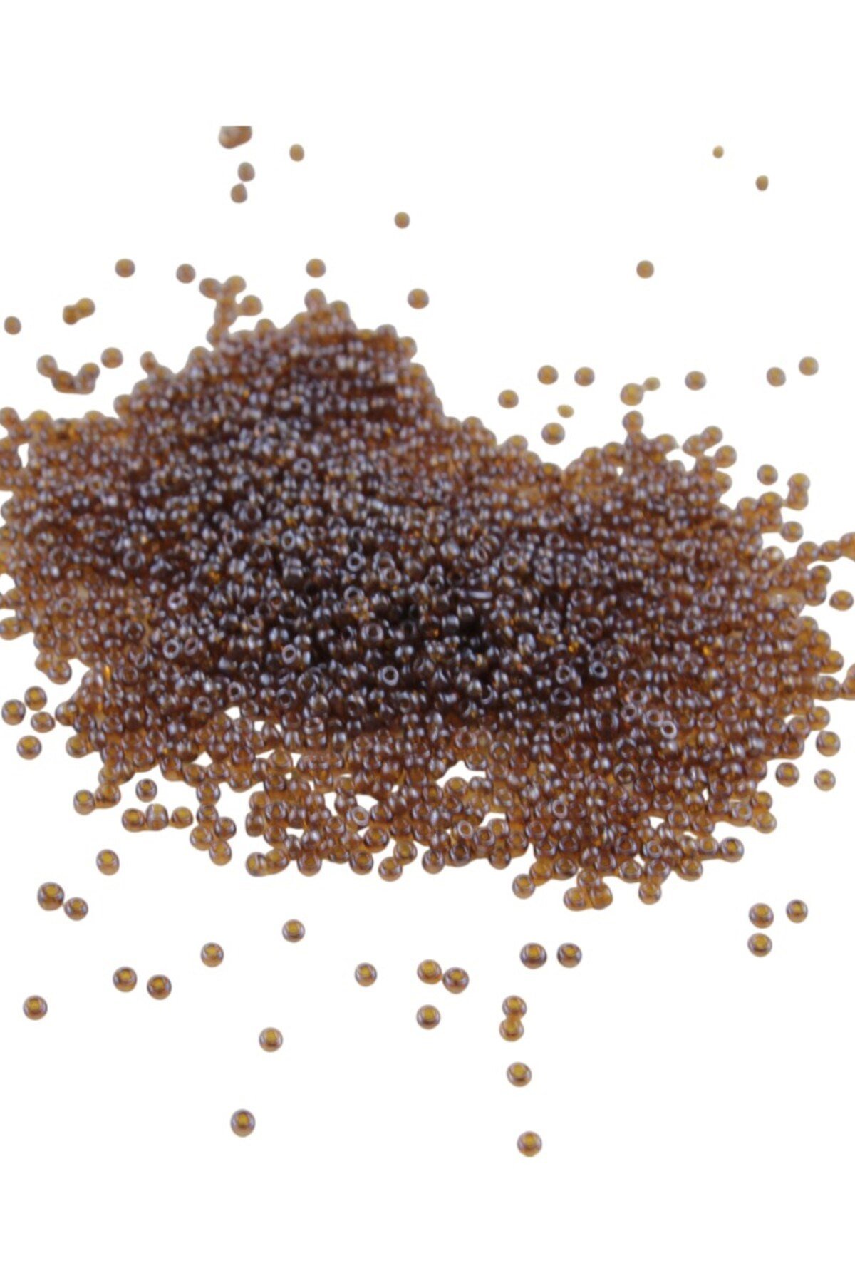 08 Kum Açık Kahve Boncuk 3 mm (100 Gr 6000 Adet)
