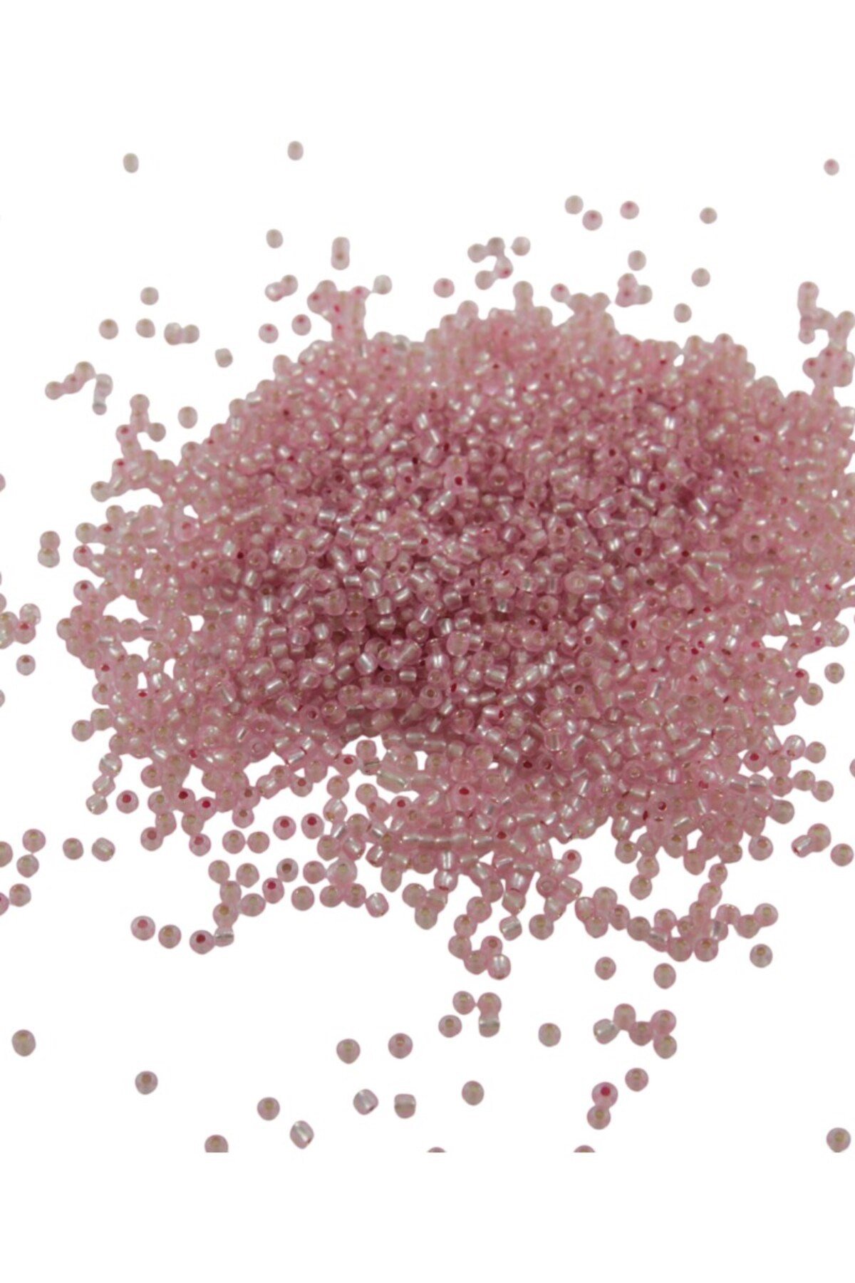 08 Kum Açık Pembe 3 mm Boncuk (100 Gr 6000 Adet)
