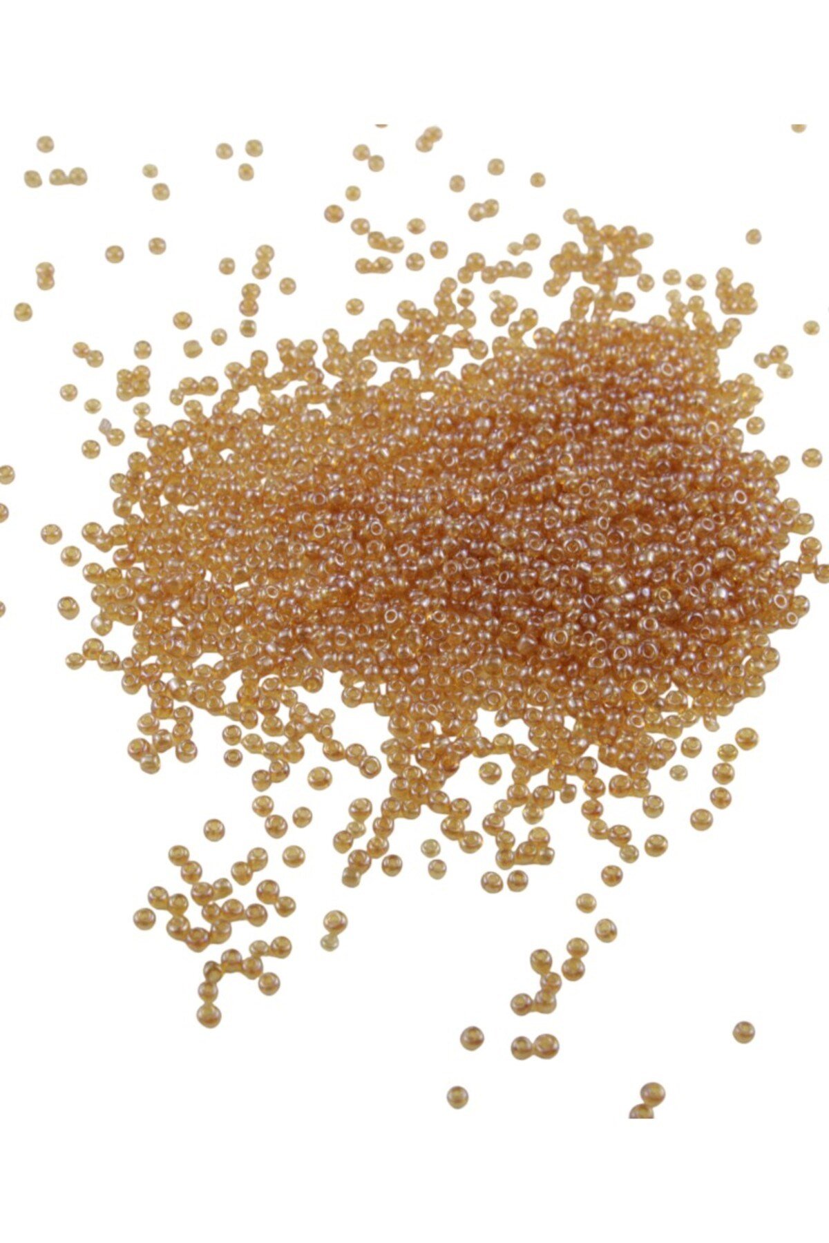 08 Kum Bal Rengi 3 mm Boncuk (50 Gr 3000 Adet)