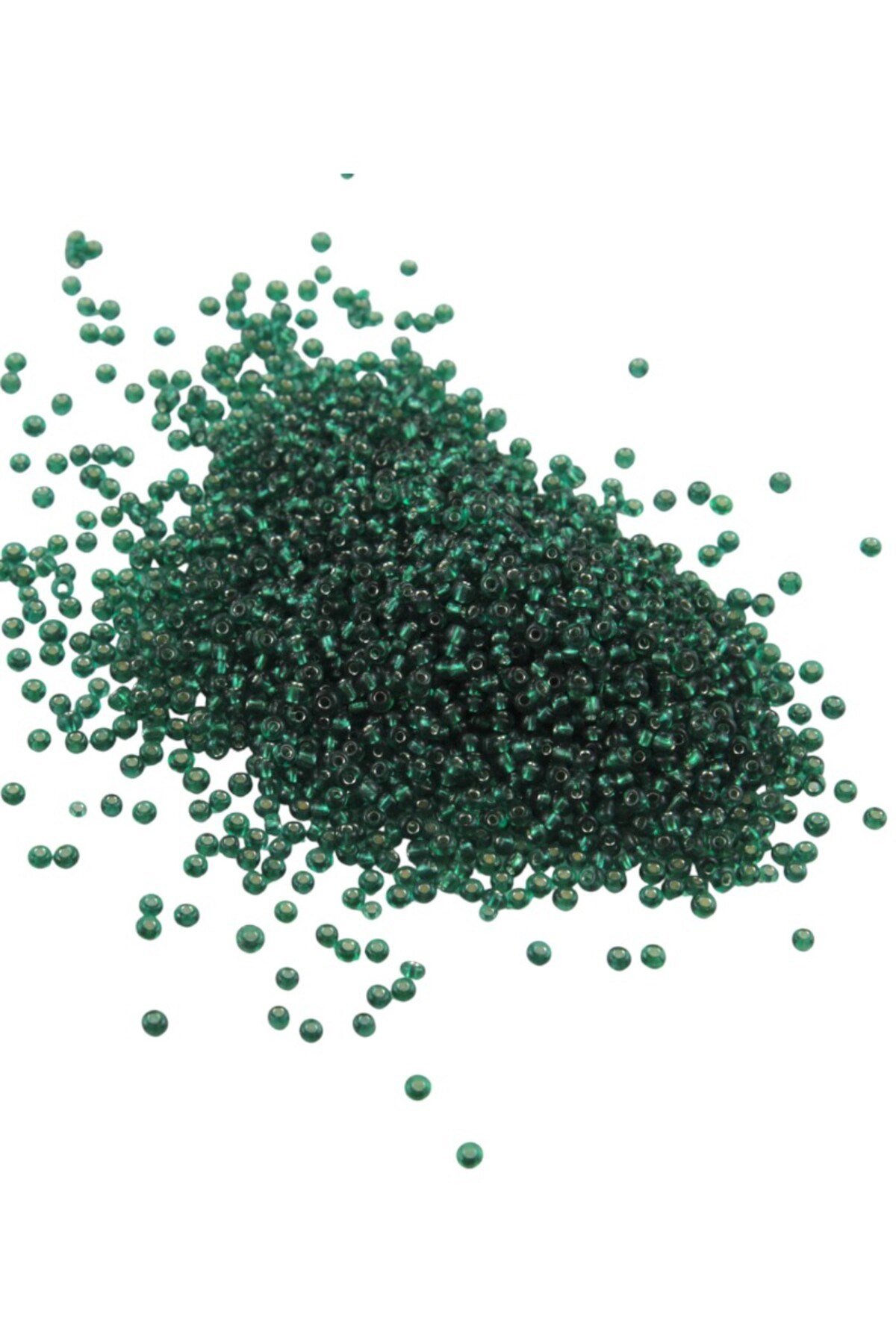 08 Kum Boncuk Haki Yeşil 3 mm (100 Gr 6000 Adet)
