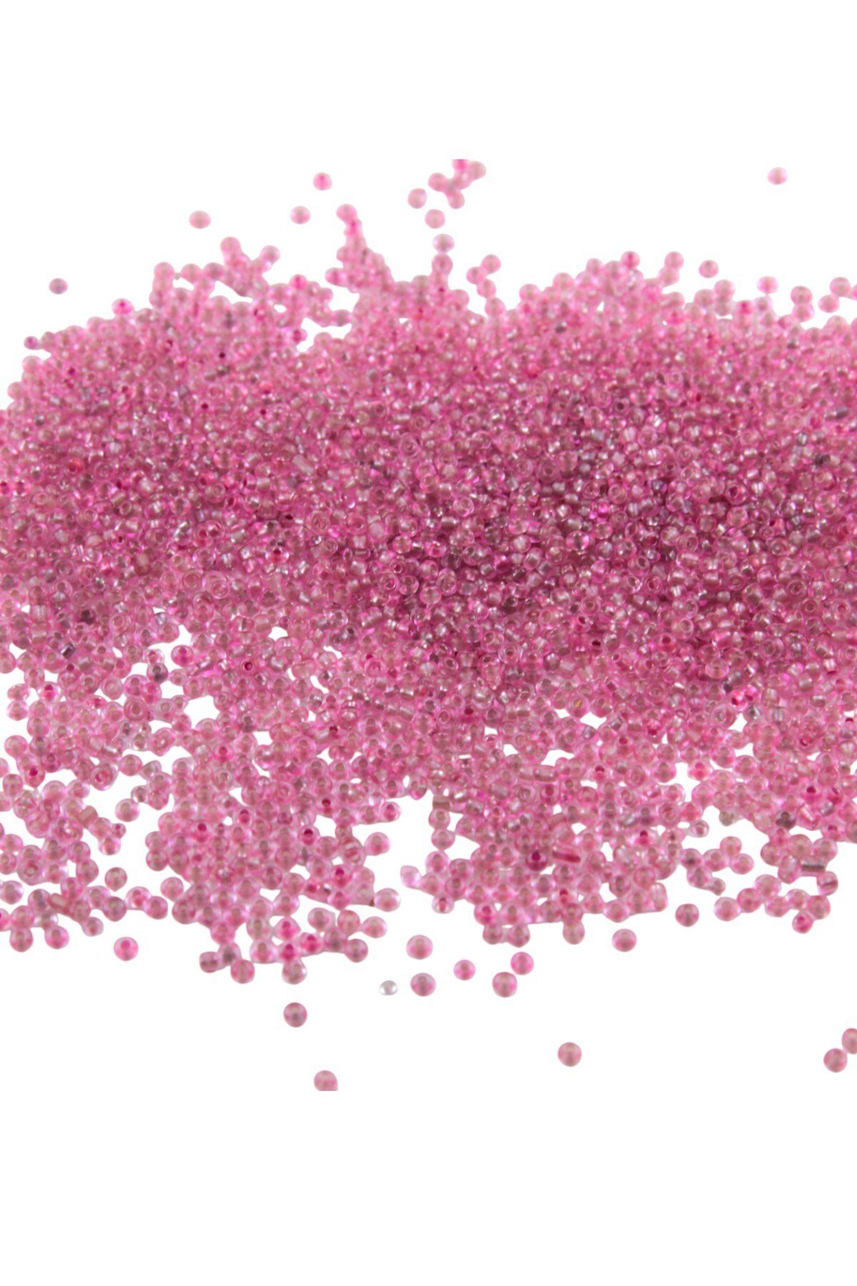 08 Kum Boncuk İçten Boyalı Hafif Pembe 3 mm (80 Gr)