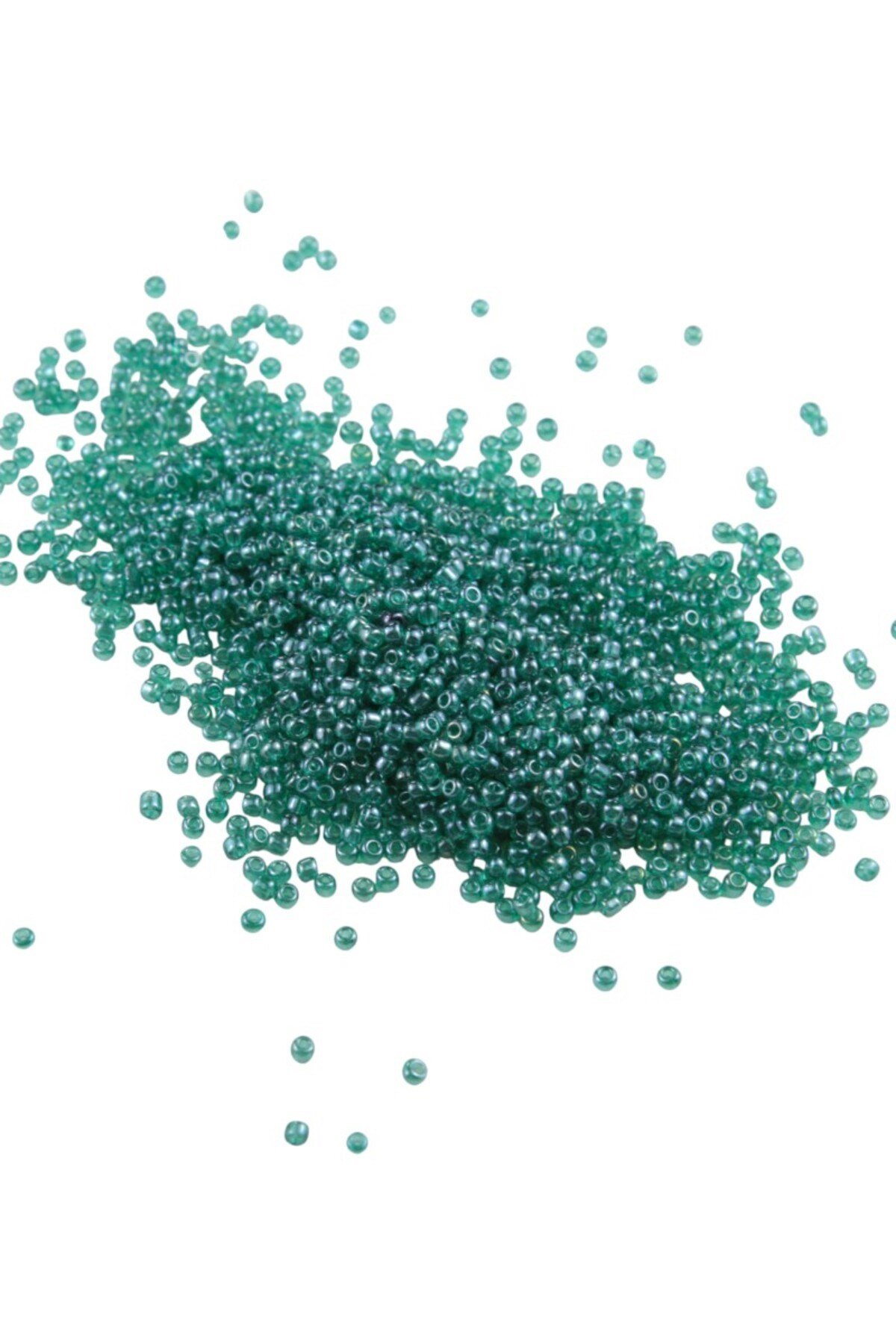 08 Kum Boncuk Kristal Koyu Turkuaz 3 mm (75 Gr)