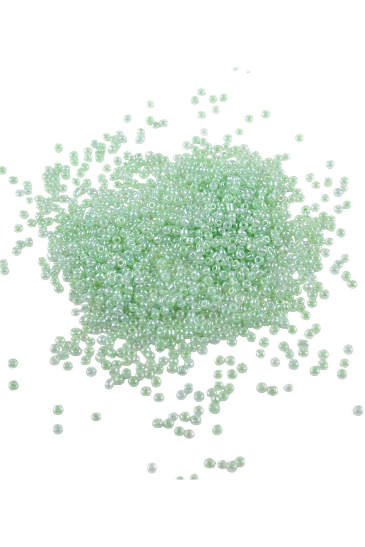 08 Kum Boncuk Mint Yeşili 3 mm (100 Gr 6000 Adet)