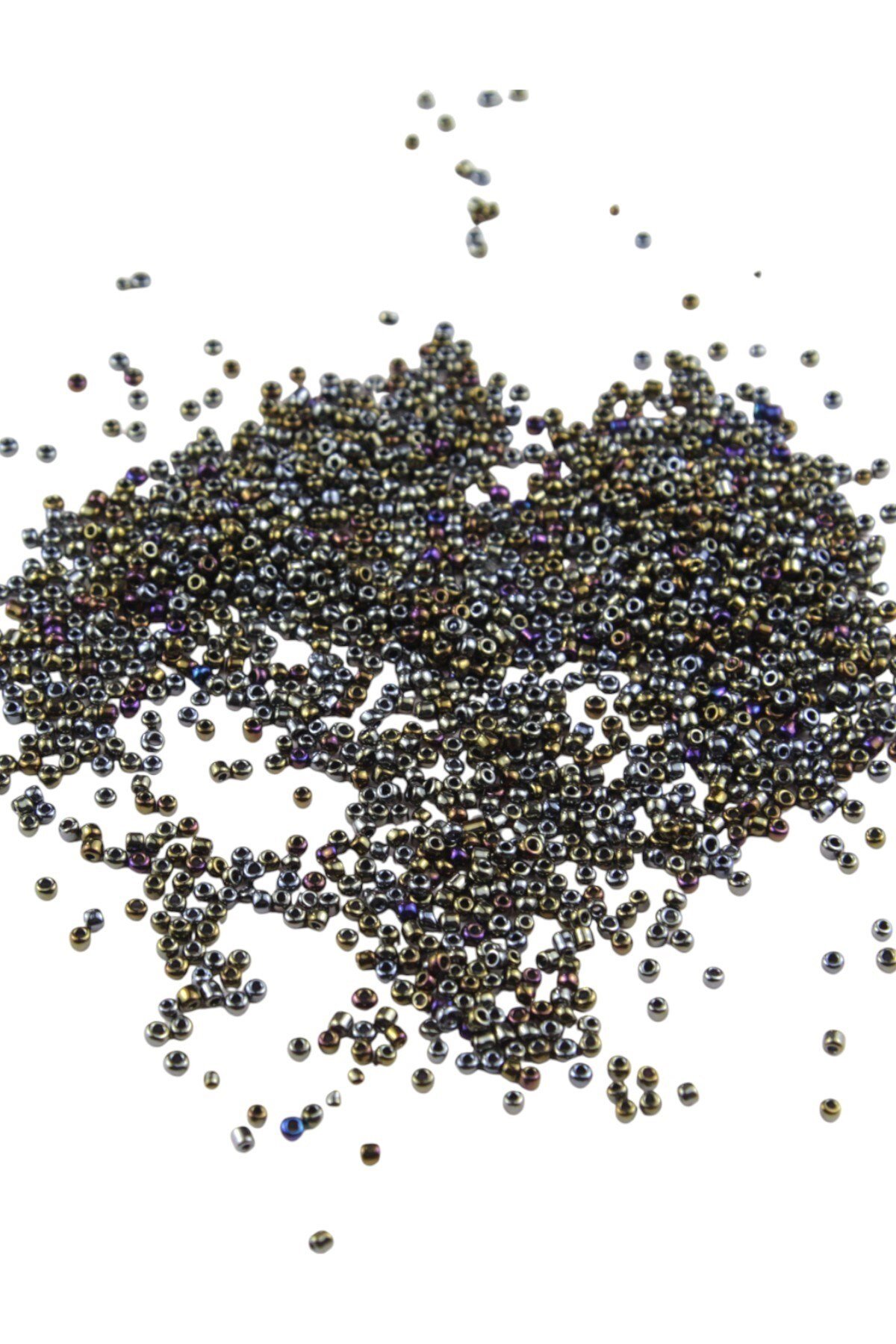 08 Kum Boncuk Siyah Janjan 3 mm (100 Gr 6000 Adet)