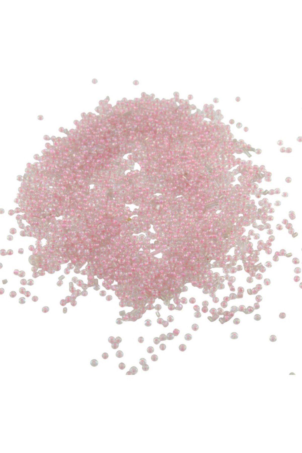 08 Kum İçten Boyalı Yavru Ağızı Boncuk 3 mm (90 Gr)
