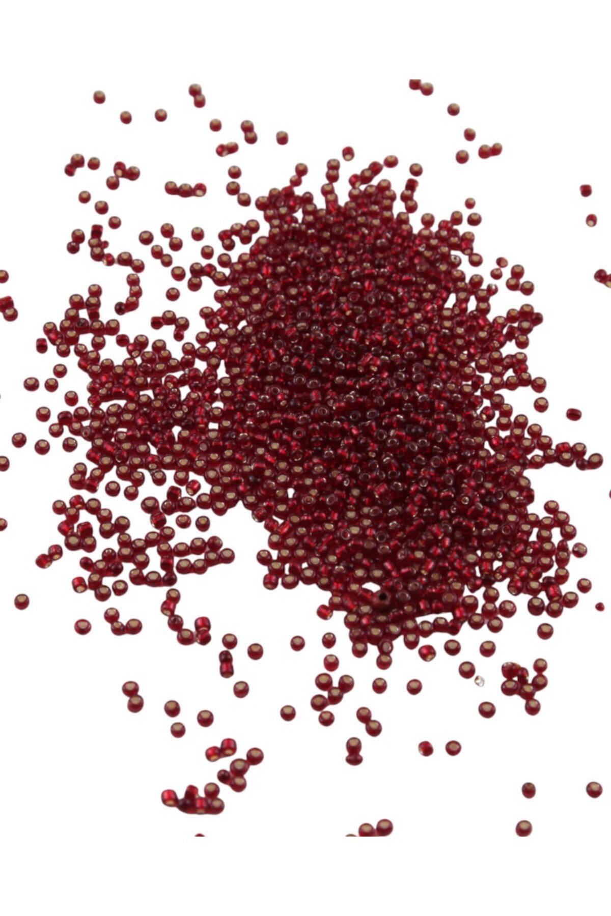 08 Kum Janjan Kırmızı Boncuk 3 mm (70 Gr)