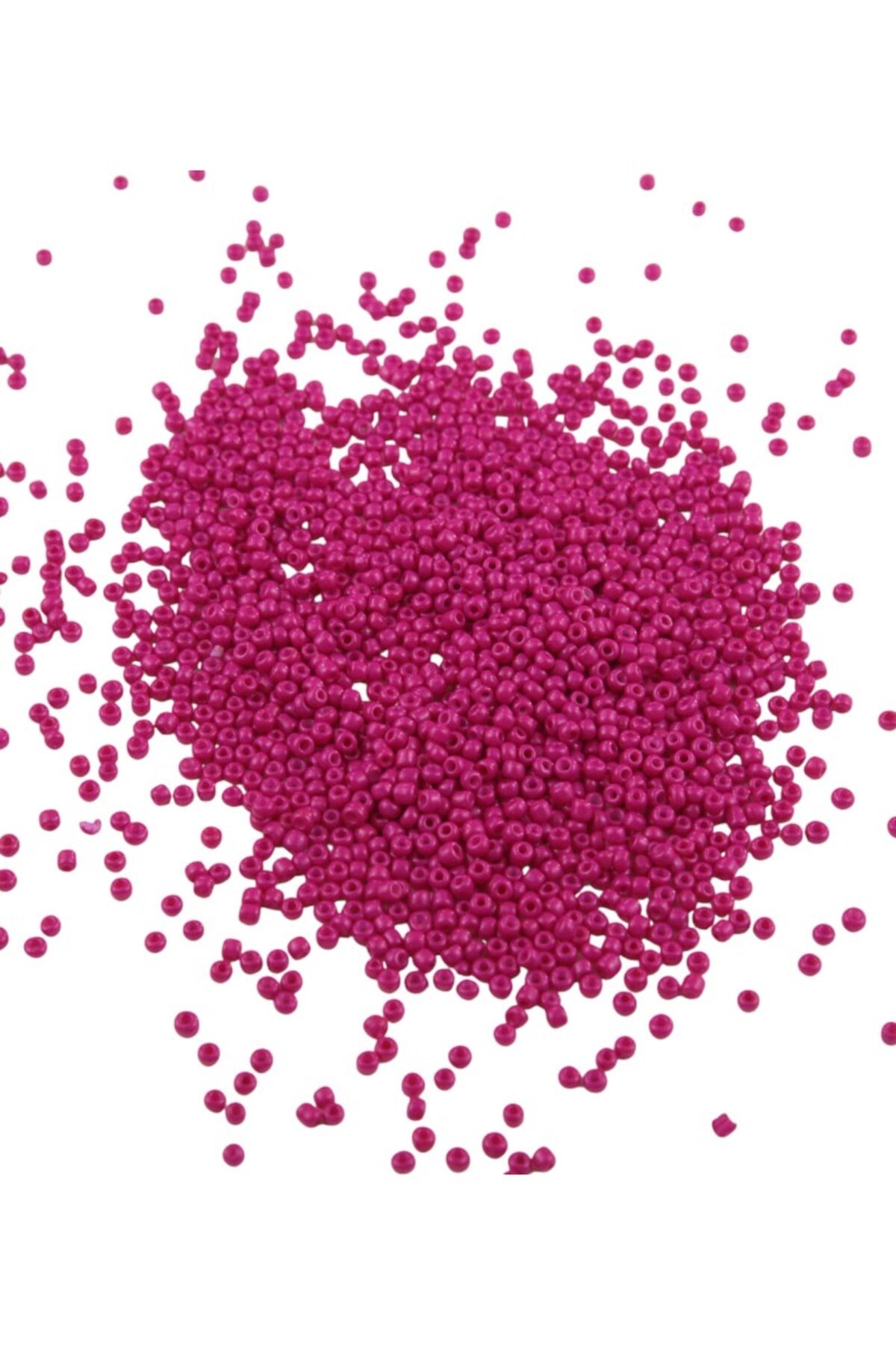 08 Kum Koyu Fuşya 3 mm Boncuk (100 Gr 6000 Adet)