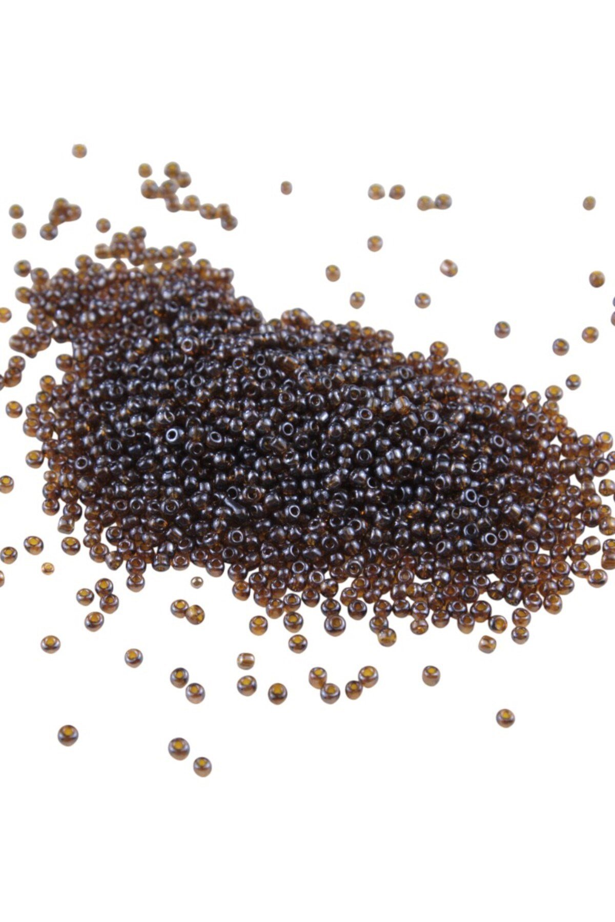 08 Kum Koyu Kahve Boncuk 3 mm (100 Gr 6000 Adet)