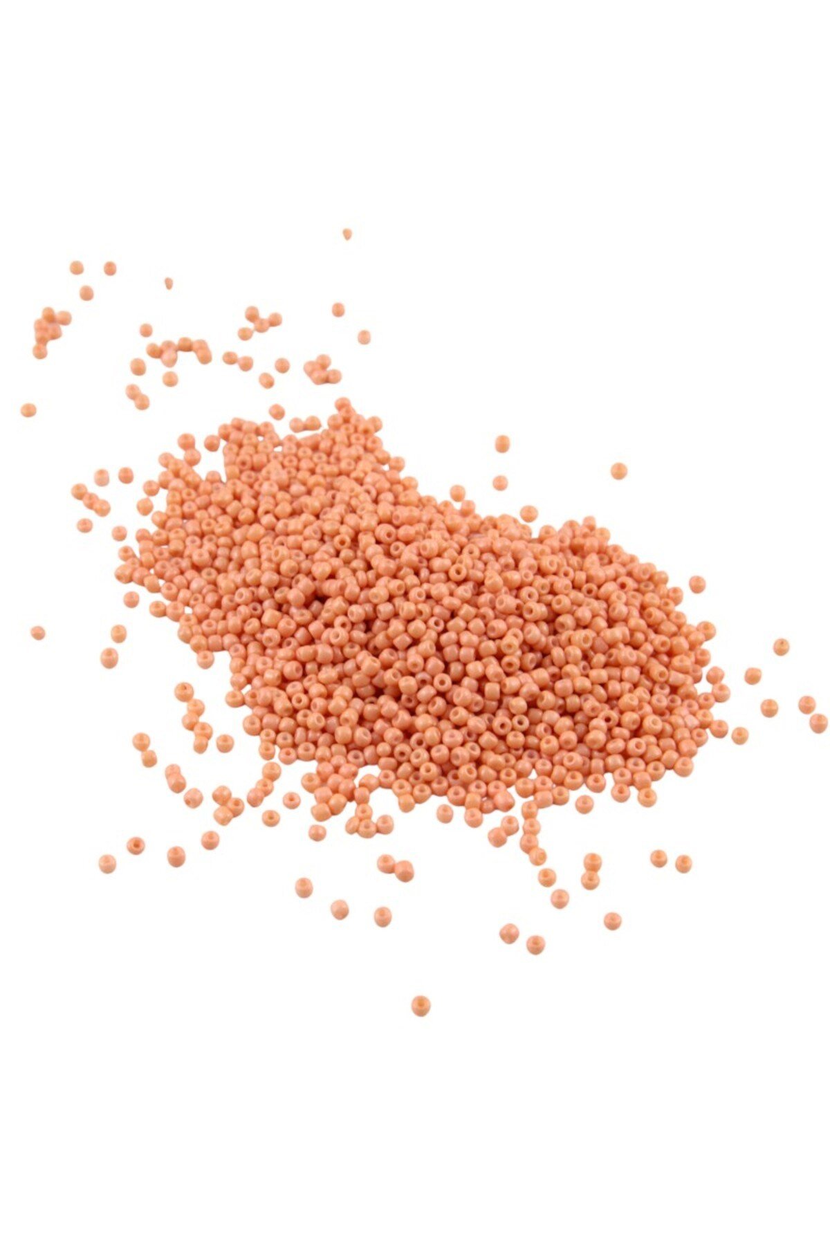 08 Kum Mat Koyu Yavru Ağızı Boncuk 3 mm (90 Gr)