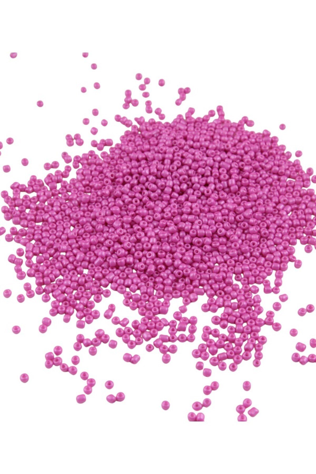 08 Kum Pastel Koyu Pembe 3 mm Boncuk (90 Gr)