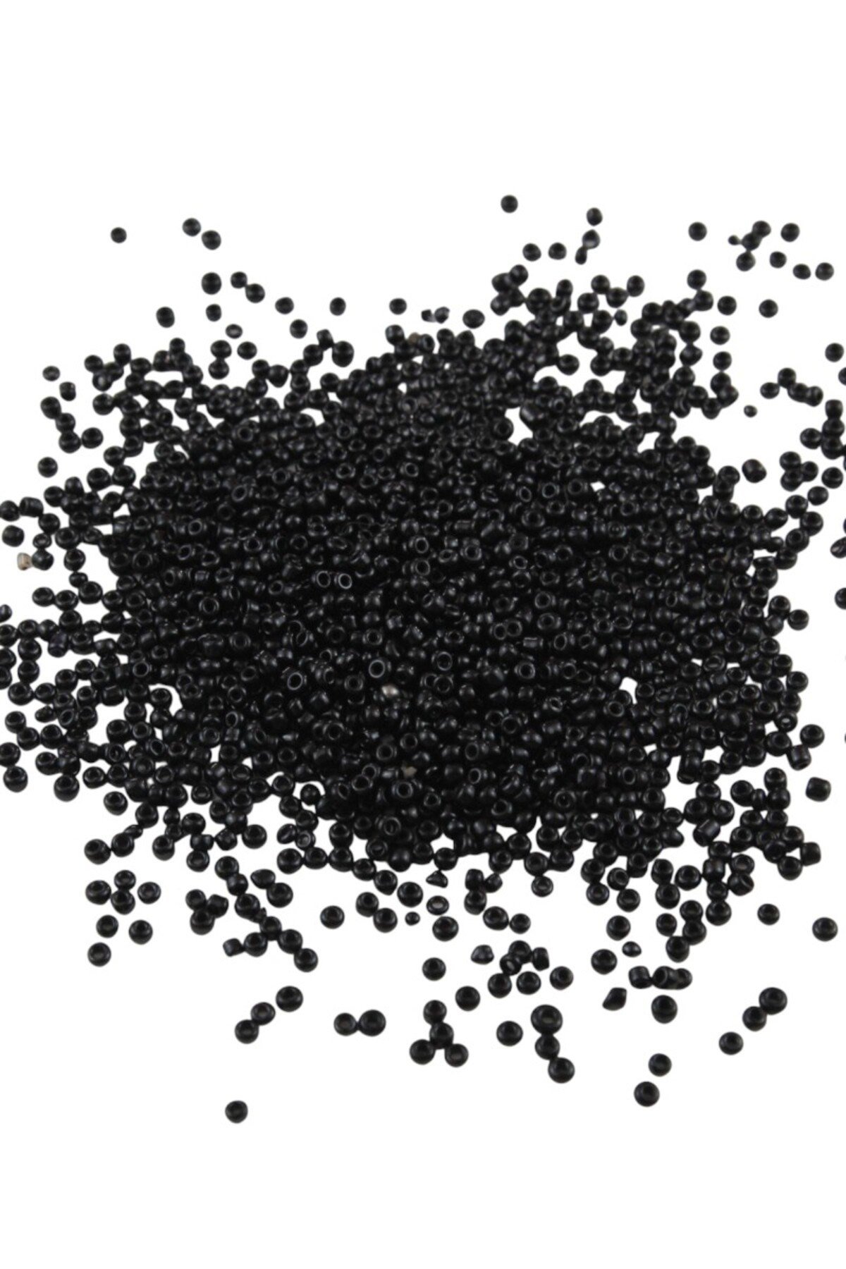 08 Kum Siyah 3 mm Boncuk (100 Gr 6000 Adet)