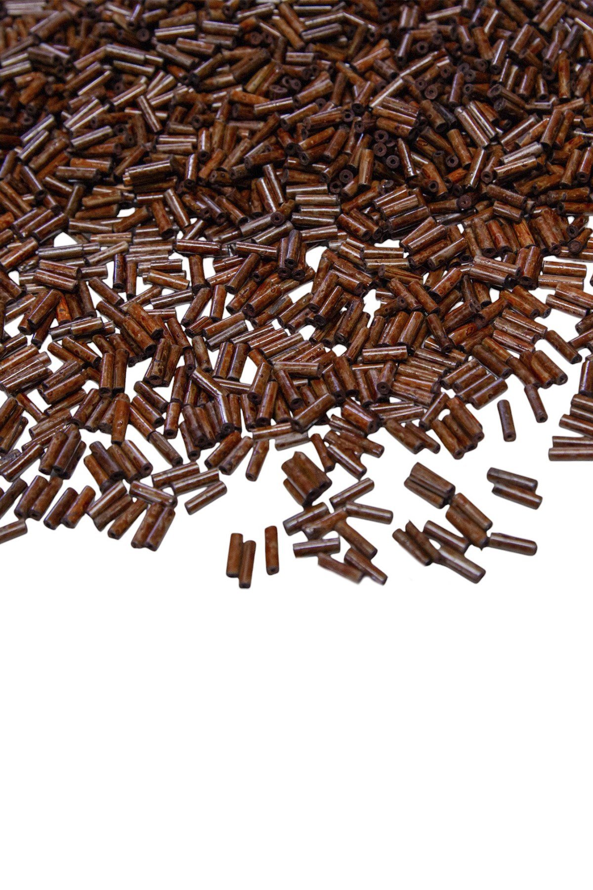 10 mm Bambu Kahve Rengi Ahşap Boncuk 50 gr