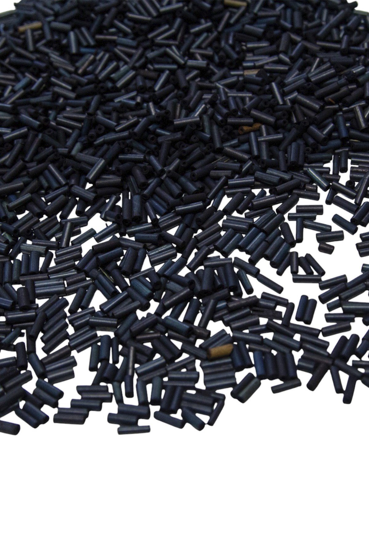 10 mm Bambu Lacivert Ahşap Boncuk 50 gr