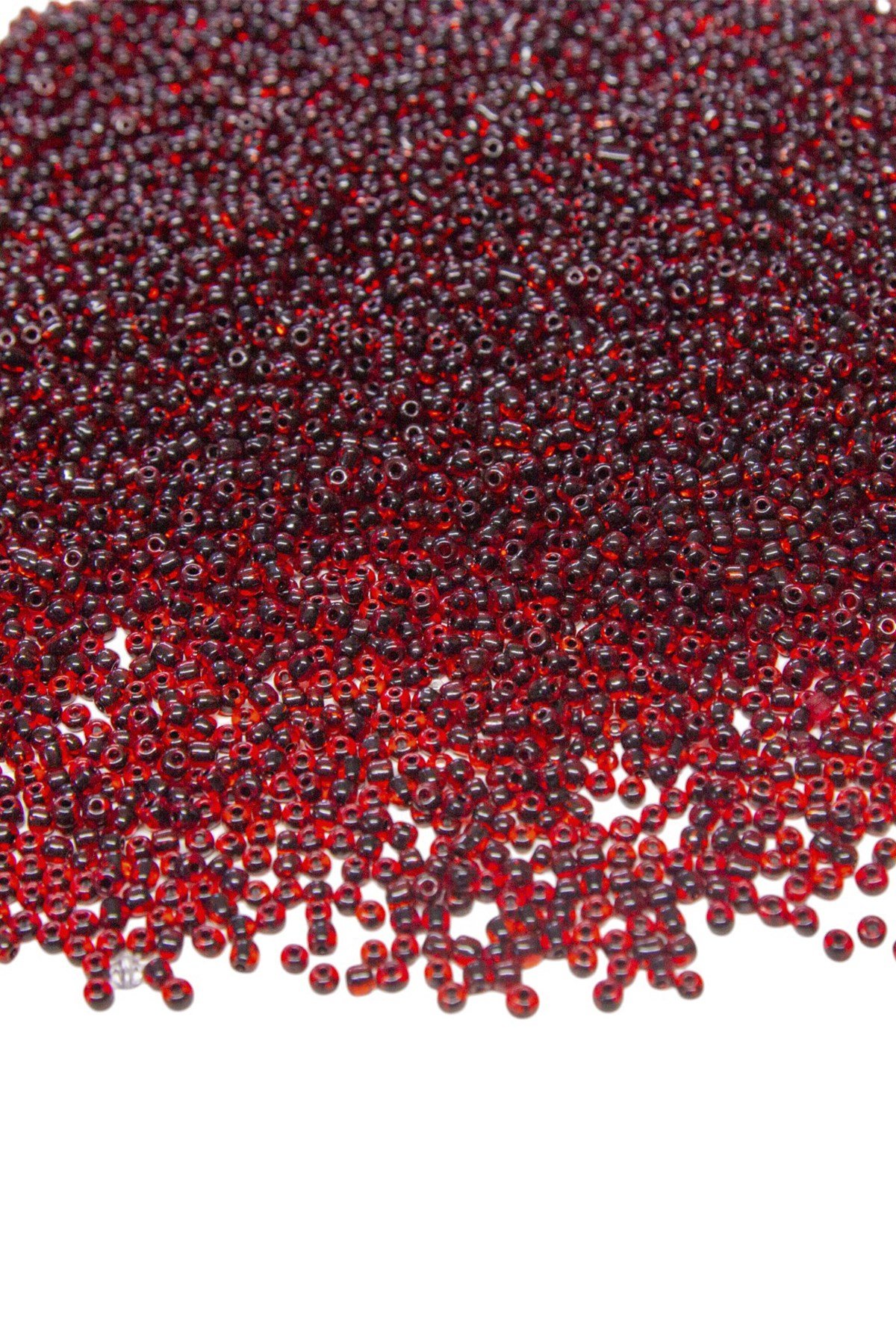 100 Gr İçten Boyalı Bordo 06 Numara Hobi Boncuğu